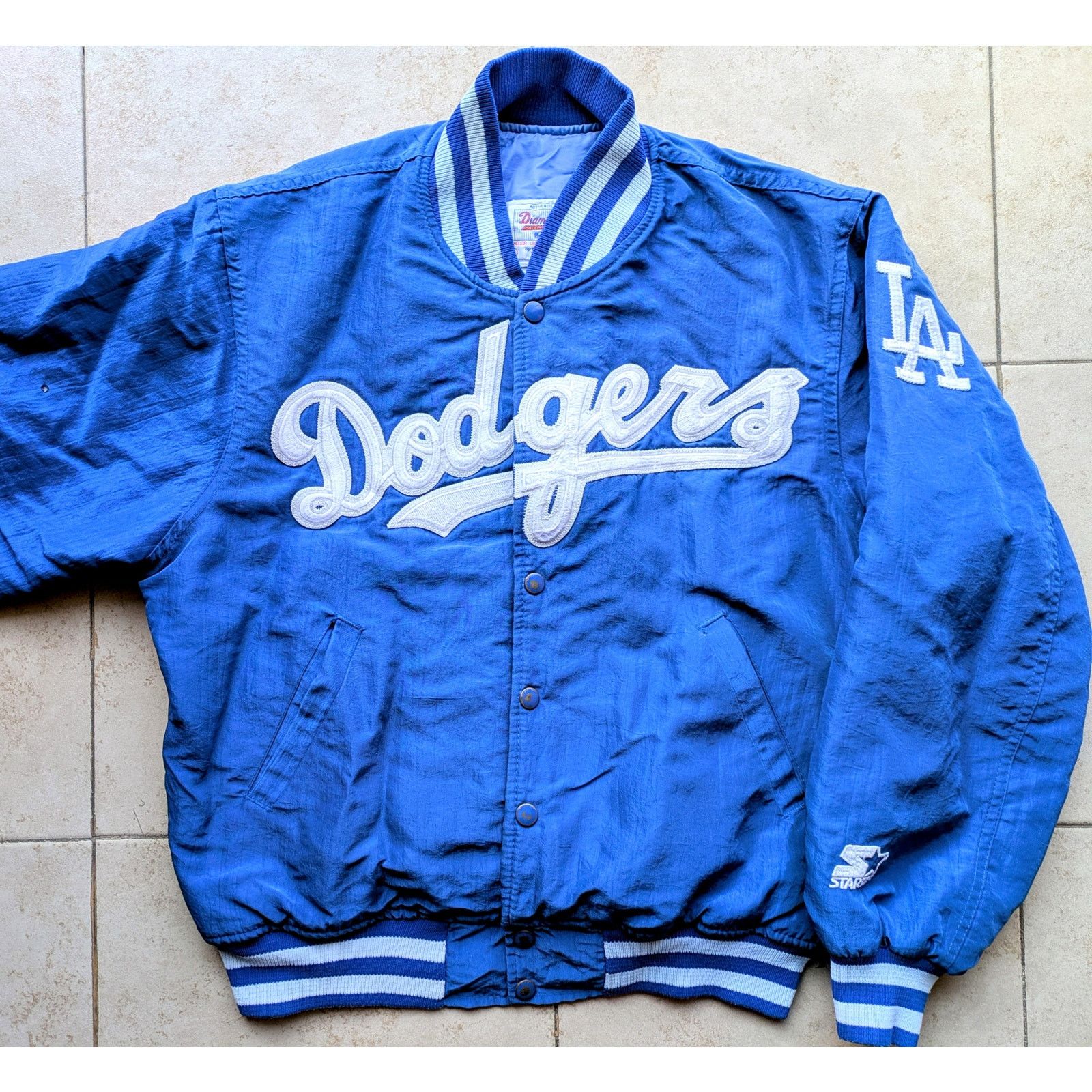 MLB × Starter LA Dodgers 80s STARTER Dugout bomber S blue MLB vintage Size US S / EU 44-46 / 1 - 6 Thumbnail