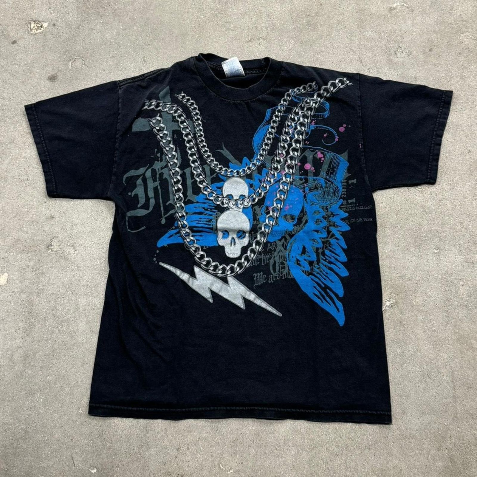 Affliction Y2K Grunge Tee with a cool front hit Size US M / EU 48-50 / 2 - 1 Thumbnail