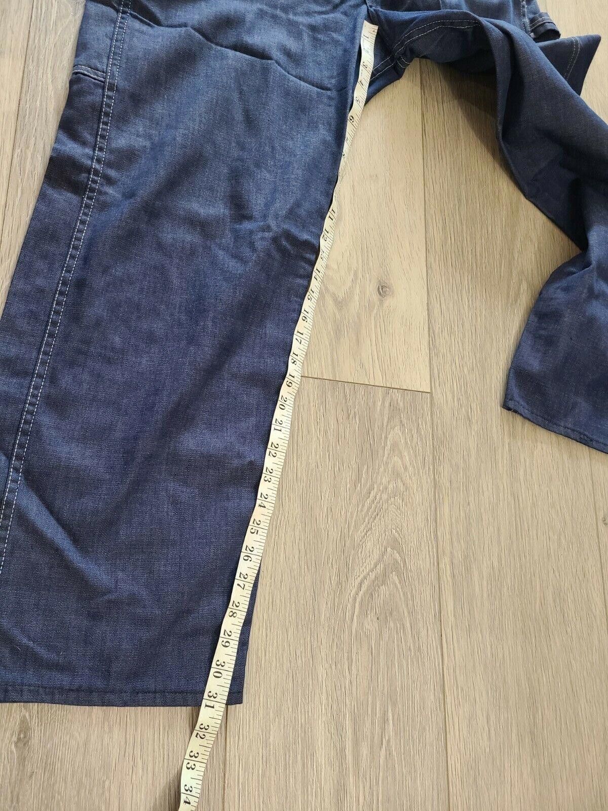Designer Vintage Sears Overalls Work Pants Dark Bibs 1960's union Size ONE SIZE - 9 Thumbnail
