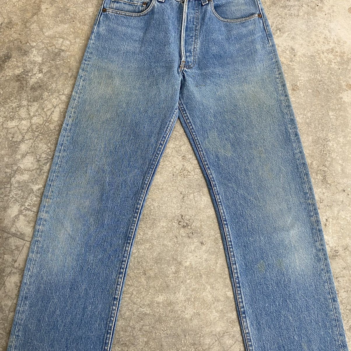 Levi's Vintage 80’s Levis 501 Faded Stonewashed Blue Jeans Size US 30 / EU 46 - 4 Thumbnail