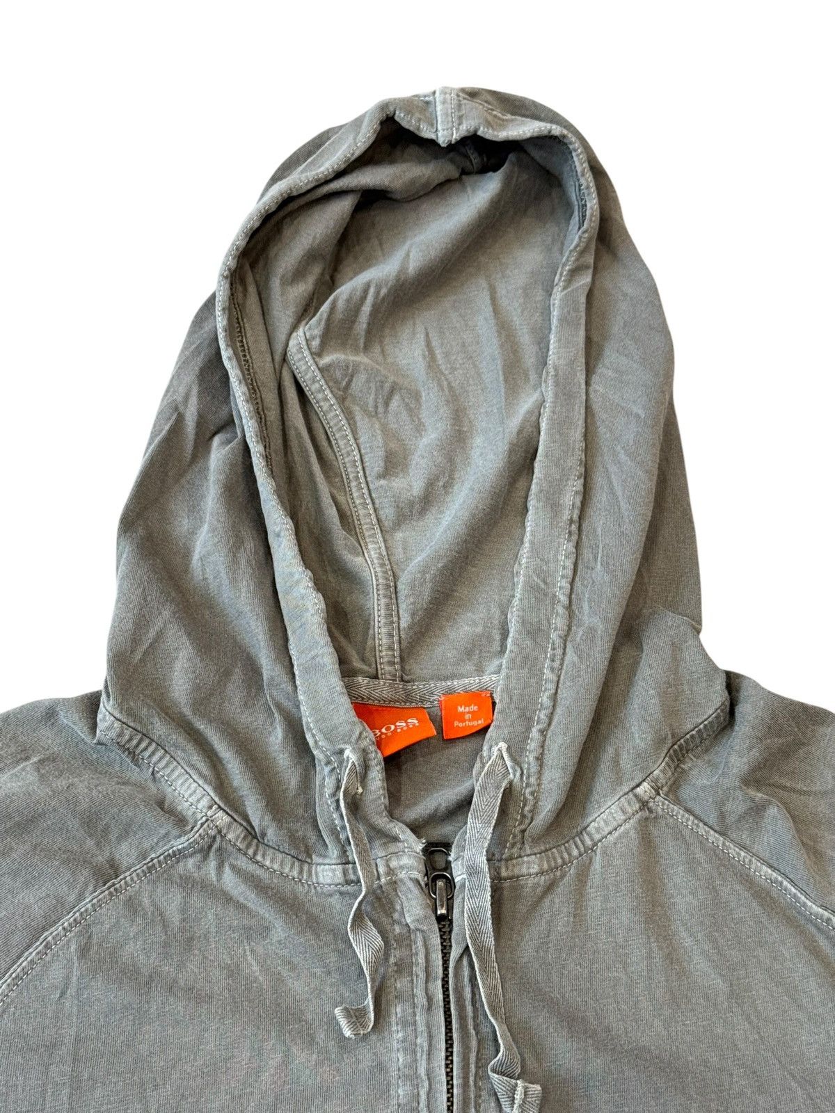 Hugo Boss Hugo Boss Orange Full Zip Gray Hoodie Long Sweatshirt Medium Size US M / EU 48-50 / 2 - 9 Thumbnail