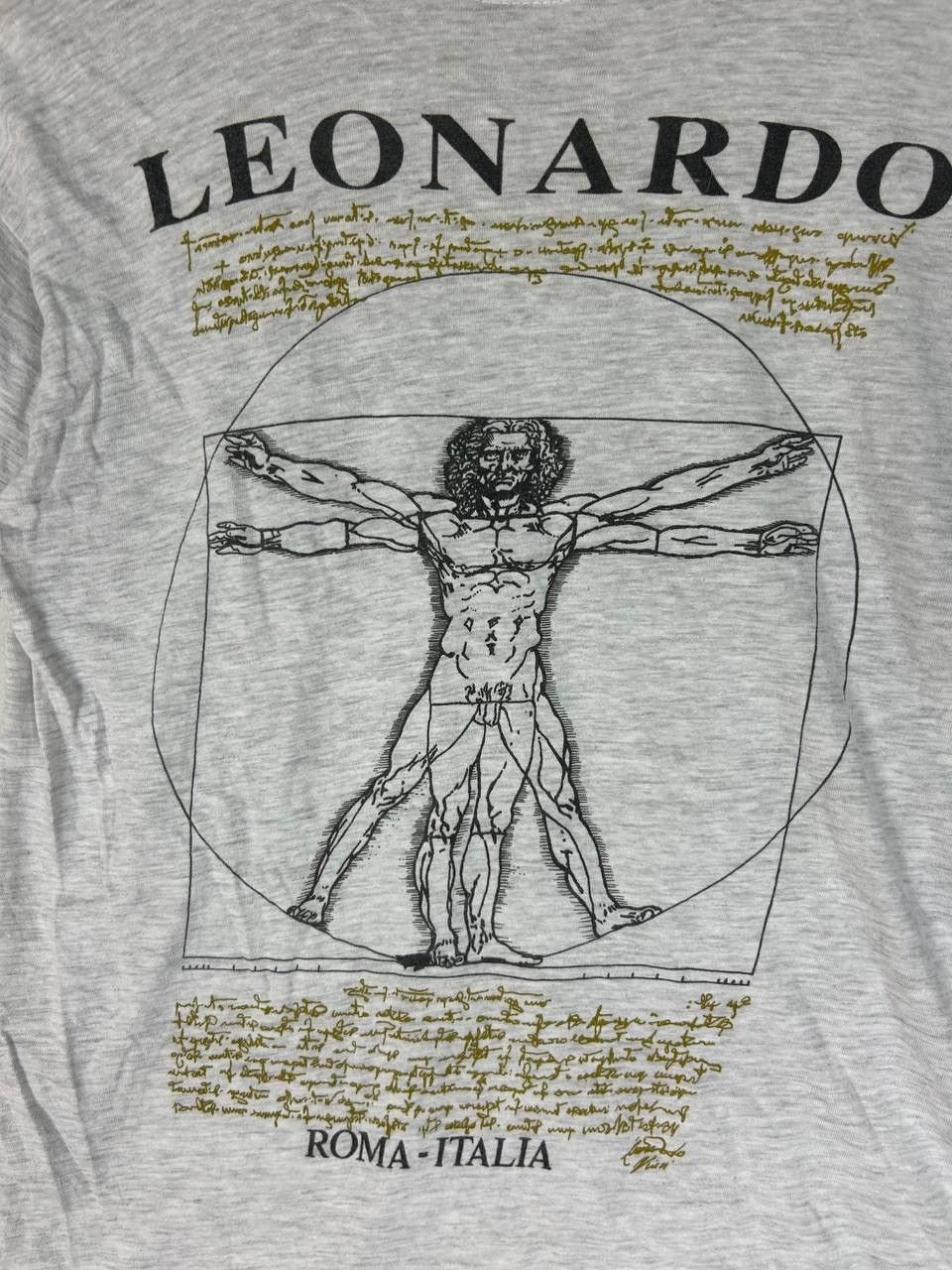 Art Comes First Vintage 90s Leonardo DaVinci Code Art Tee Size US S / EU 44-46 / 1 - 3 Thumbnail