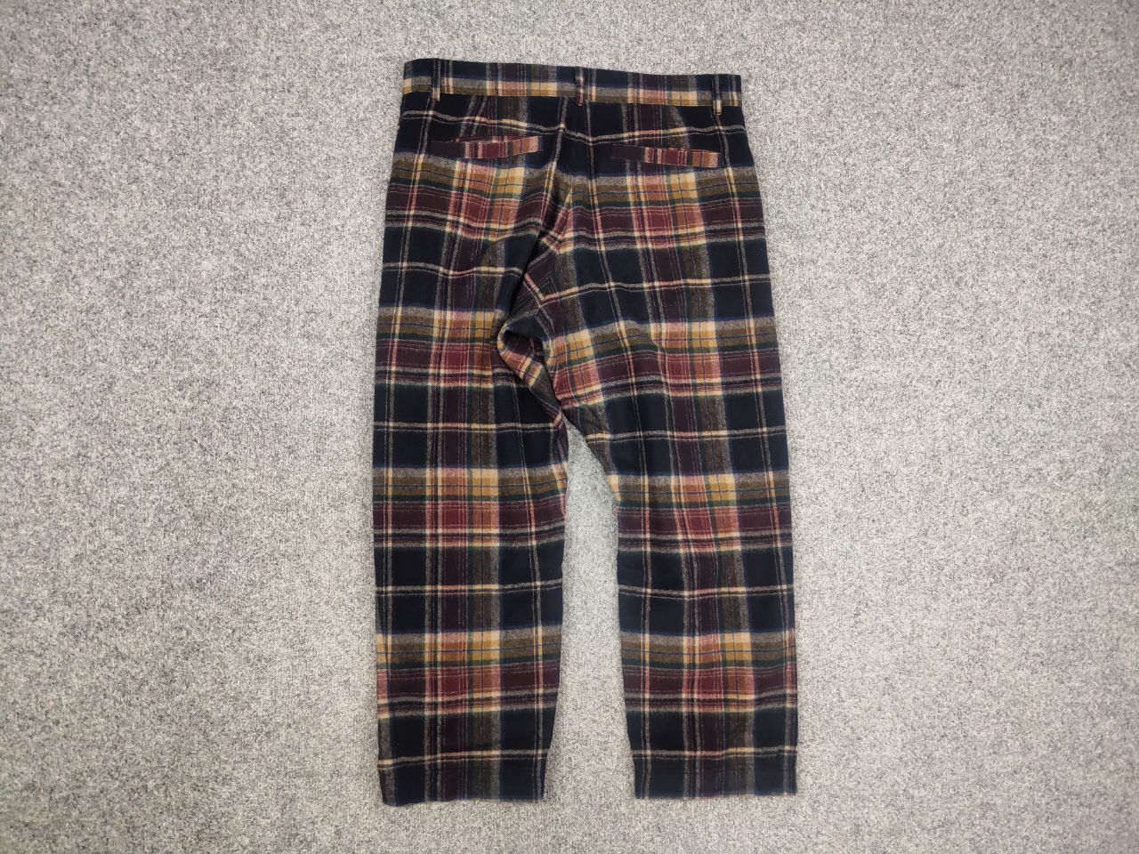 HANSEN Garments Hansen Garments Pyge Wool Blend Check Cropped Casual Pants Size US 32 / EU 48 - 8 Thumbnail