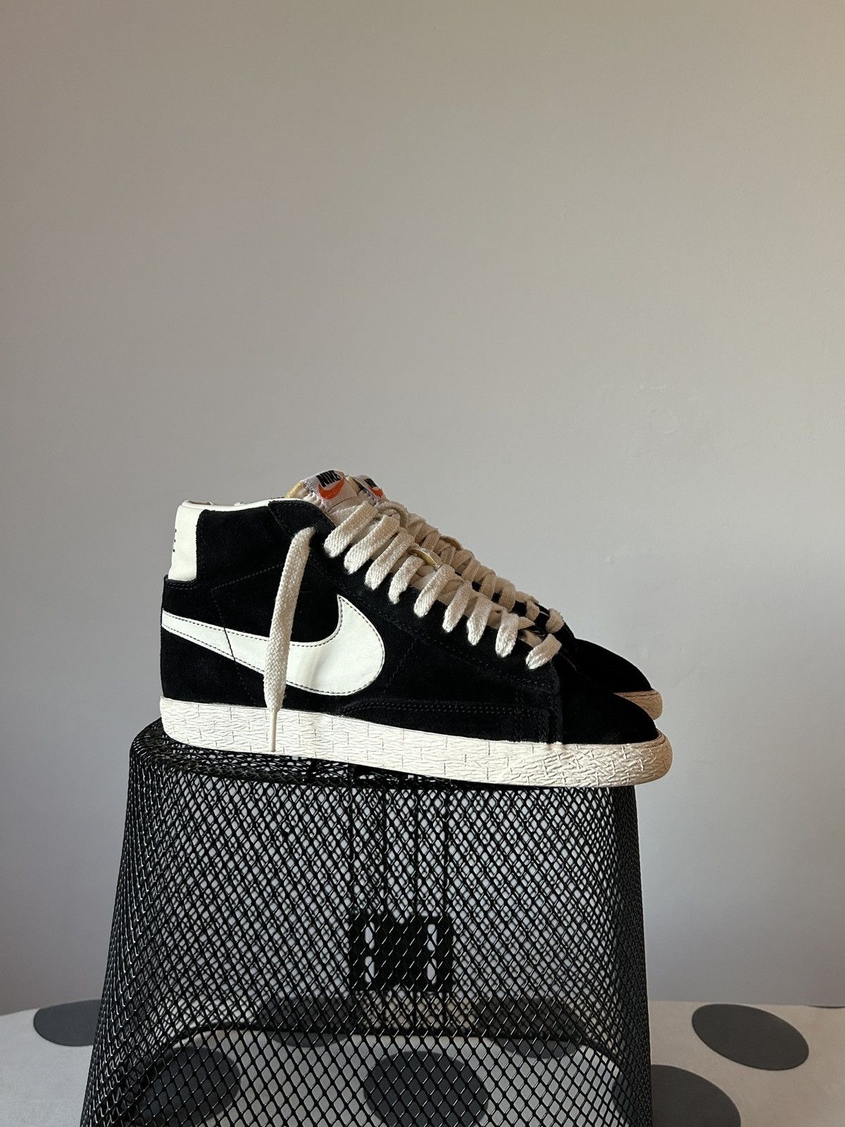 Nike × Vintage 🔥VINTAGE NIKE BLAZER HIGH BLACK 00s🔥 Size US 6 / IT 36 - 1 Thumbnail