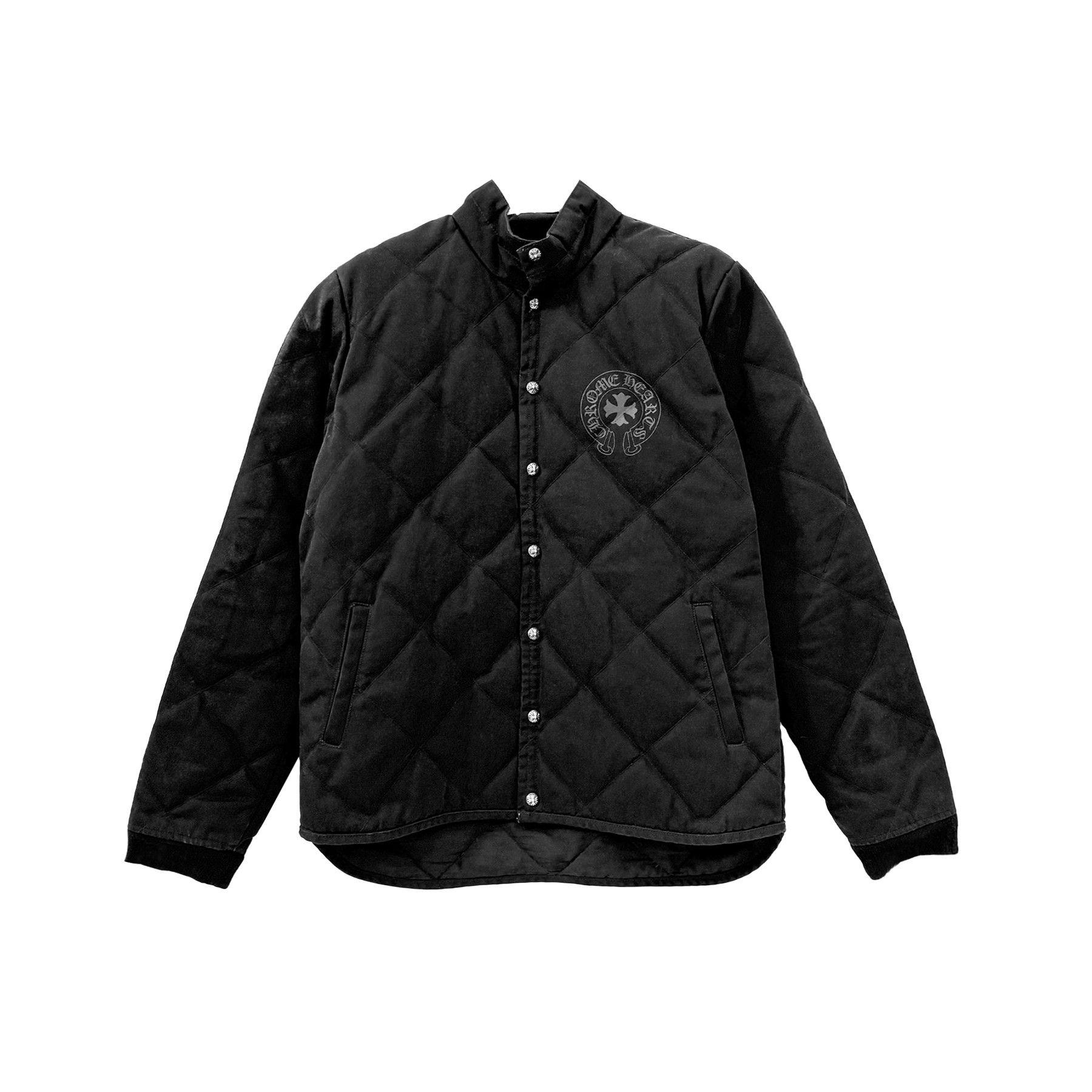 Chrome Hearts Chrome Hearts Quilted Horseshoe Black Padded Jacket Size US L / EU 52-54 / 3 - 1 Thumbnail