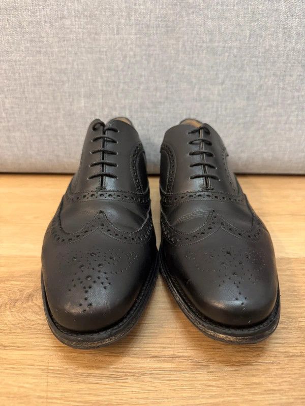 Barker Barker England Turing Calf Leather Oxford Brogue UK10 44 Size US 11 / EU 44 - 5 Thumbnail