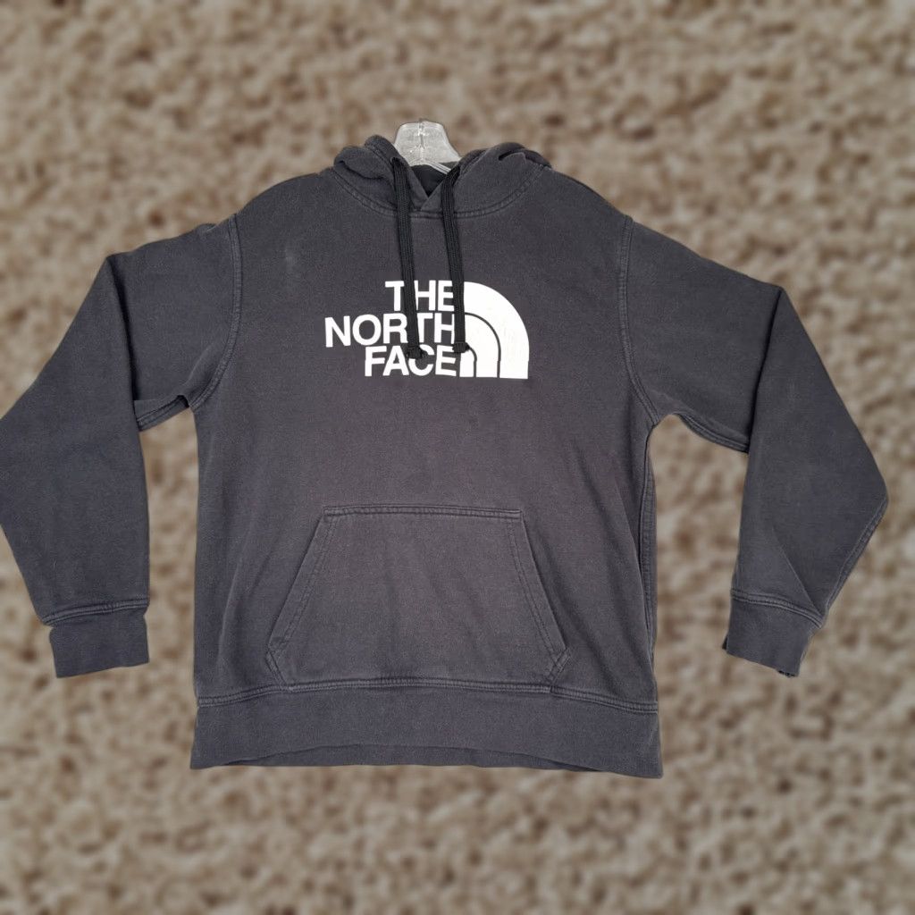 The North Face The North Face Mens Hoodie Shirt Black Small Sweatshirt Pullover Front Pocket Cotton Blend Lightweight Crew Neck Zip Front Pocket Regular Fit Size US S / EU 44-46 / 1 - 1 Thumbnail