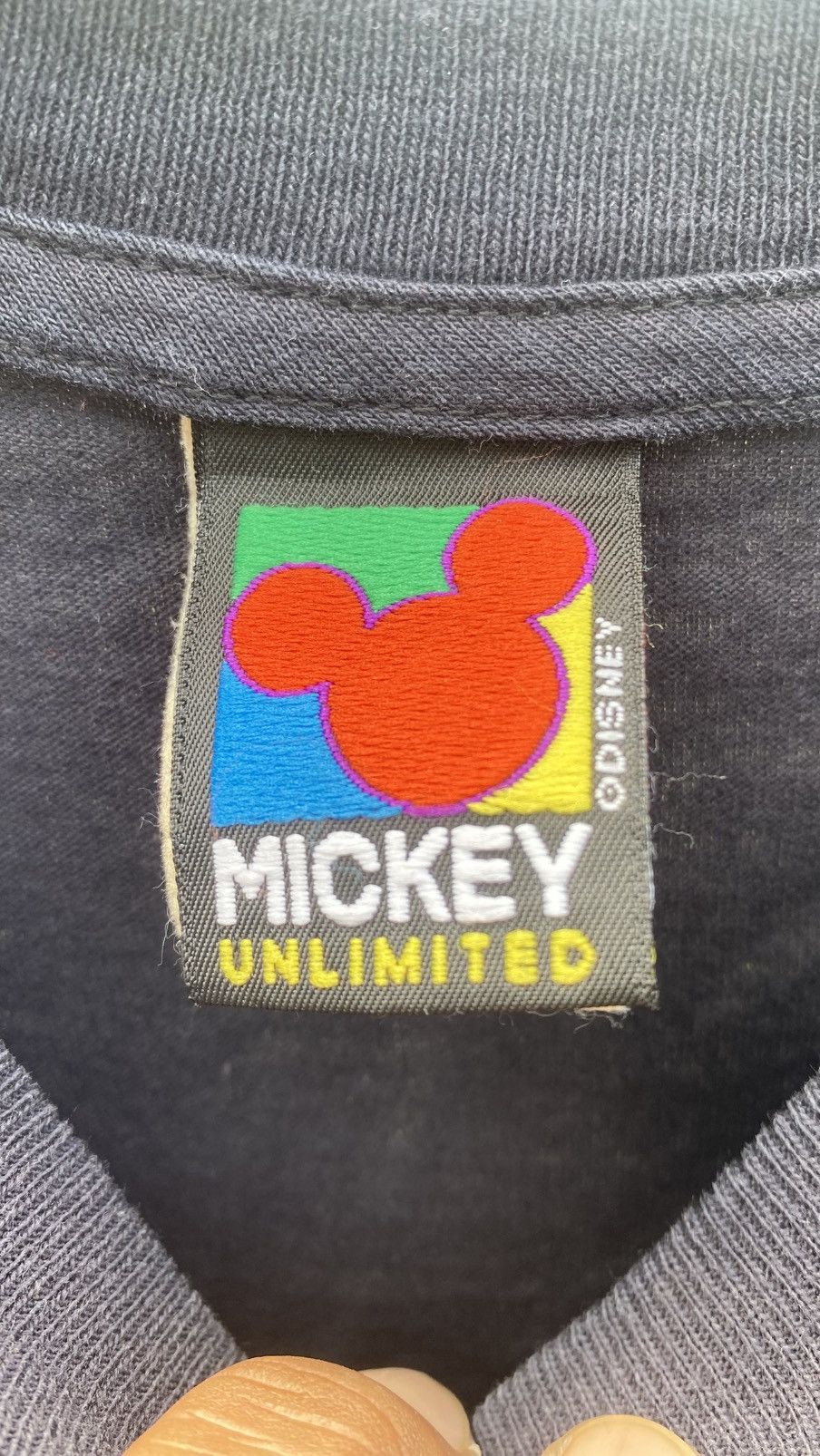 Mickey Mouse × Vintage Mickey Mouse Big Print Made in U.S.A. Size US XL / EU 56 / 4 - 5 Thumbnail