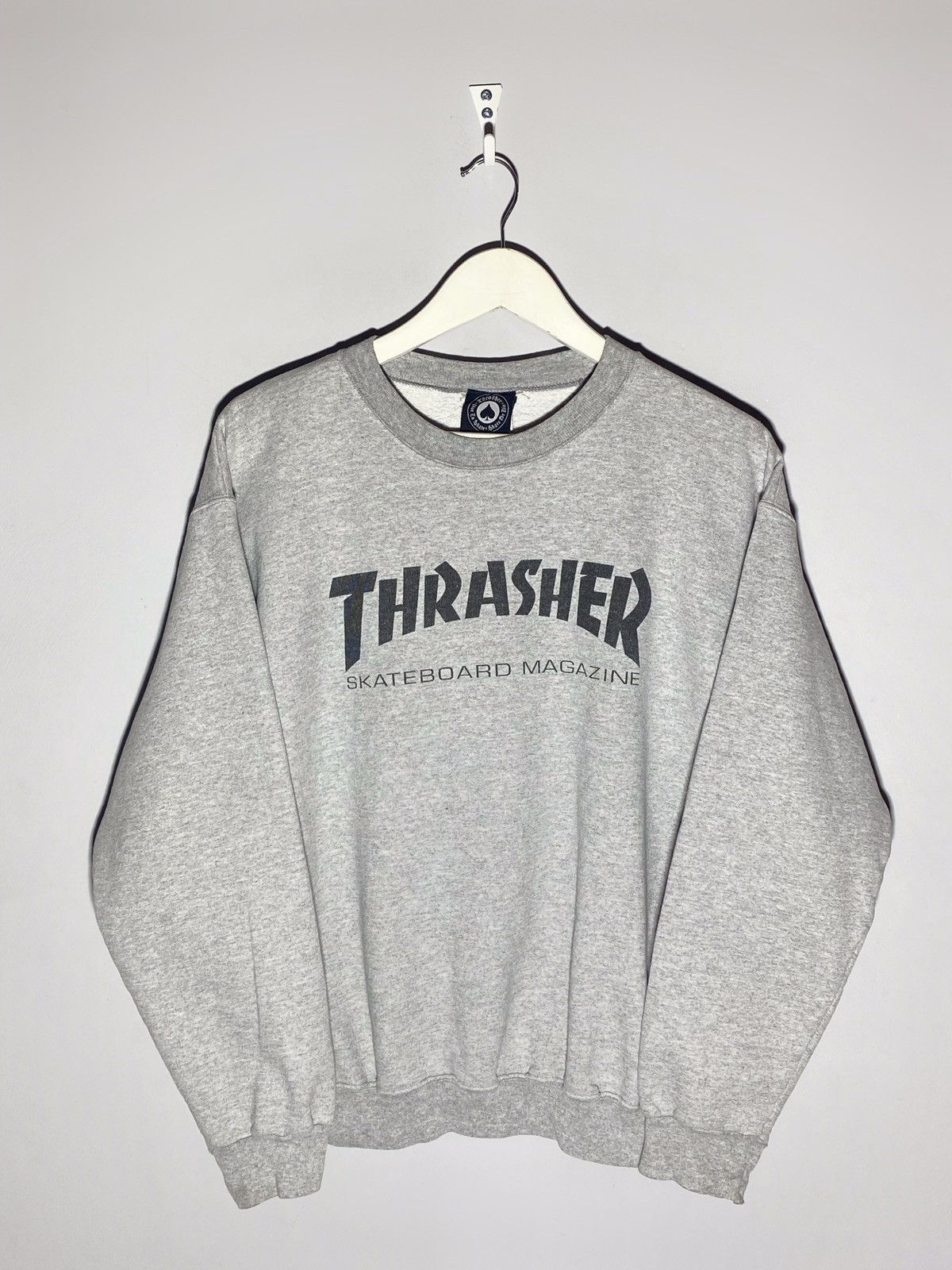 Thrasher × Vintage Vintage Thrasher y2k boxy fit streetwear style sweatshirt Size US S / EU 44-46 / 1 - 1 Thumbnail