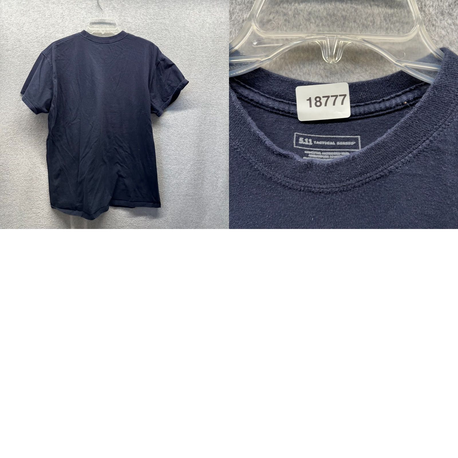 Vintage 5.11 Tactical Shirt XL Blue Cotton Short Sleeve Crew Neck Pullover Mens T-Shirt Basic Athletic USA 5.11 Size US XL / EU 56 / 4 - 8 Thumbnail