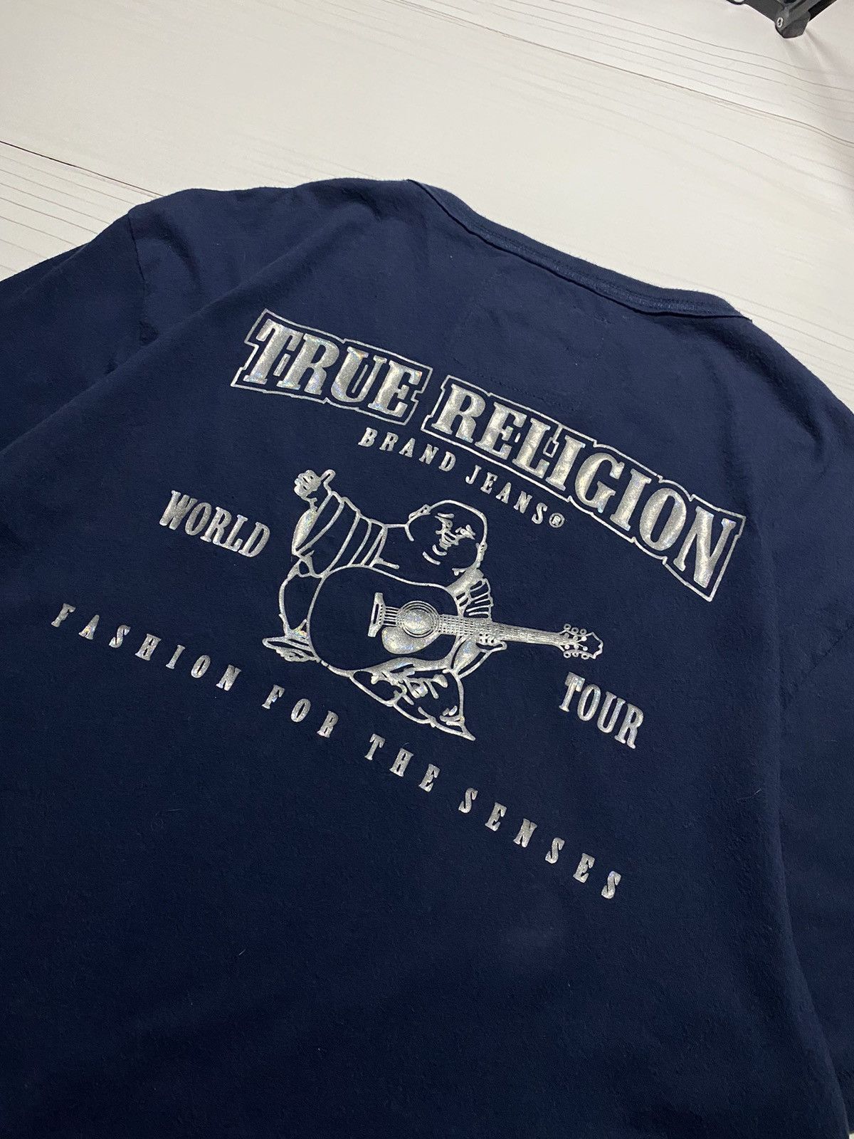 True Religion Vintage True Religion Big Logo USA oversize y2k t shirt Size US L / EU 52-54 / 3 - 8 Thumbnail