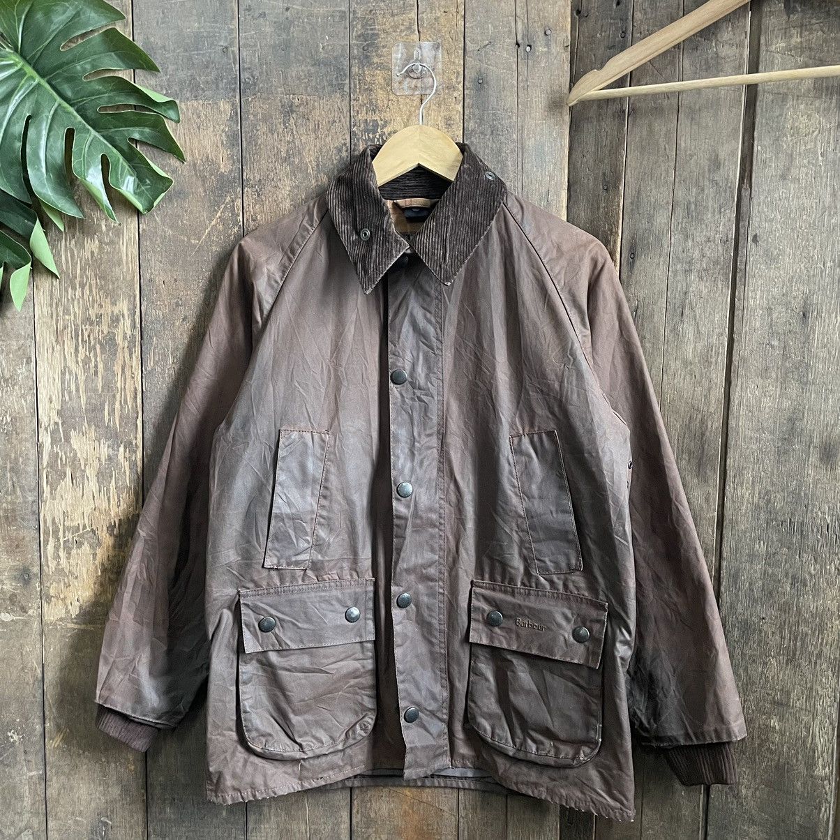 Barbour × Vintage Vintage Barbour Waxed Jacket Size US S / EU 44-46 / 1 - 1 Thumbnail