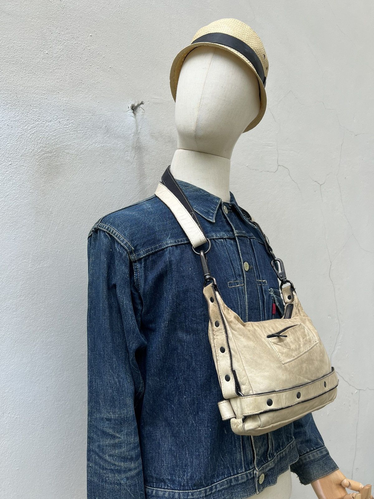 Leather Vintage Zer Japan Dirt Patina Leather Bag Size ONE SIZE - 6 Thumbnail