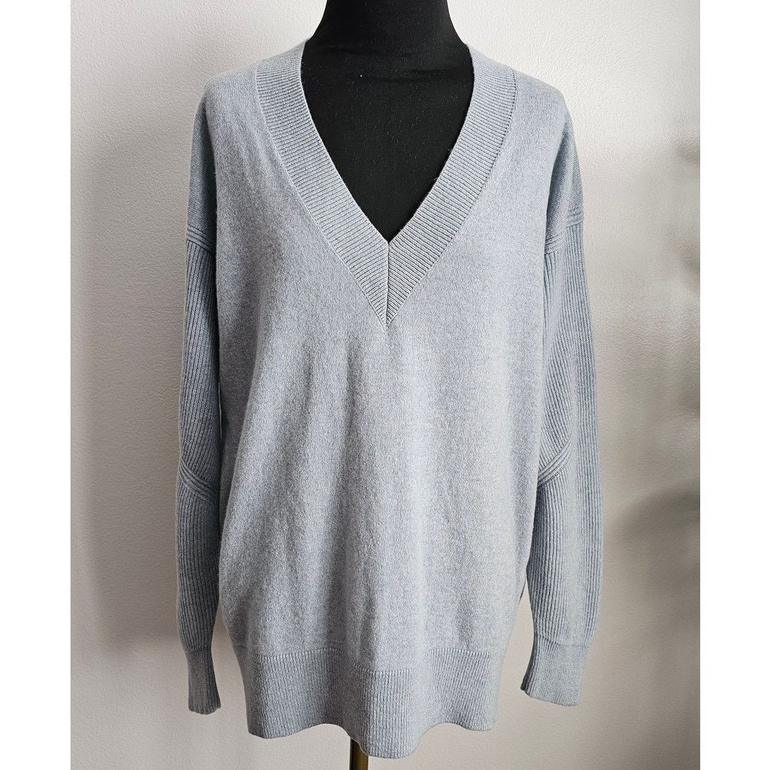 Rag & Bone Rag & Bone Cashmere Sea Foam Blue Oversized Logan Sweater M Size M / US 6-8 / IT 42-44 - 4 Thumbnail