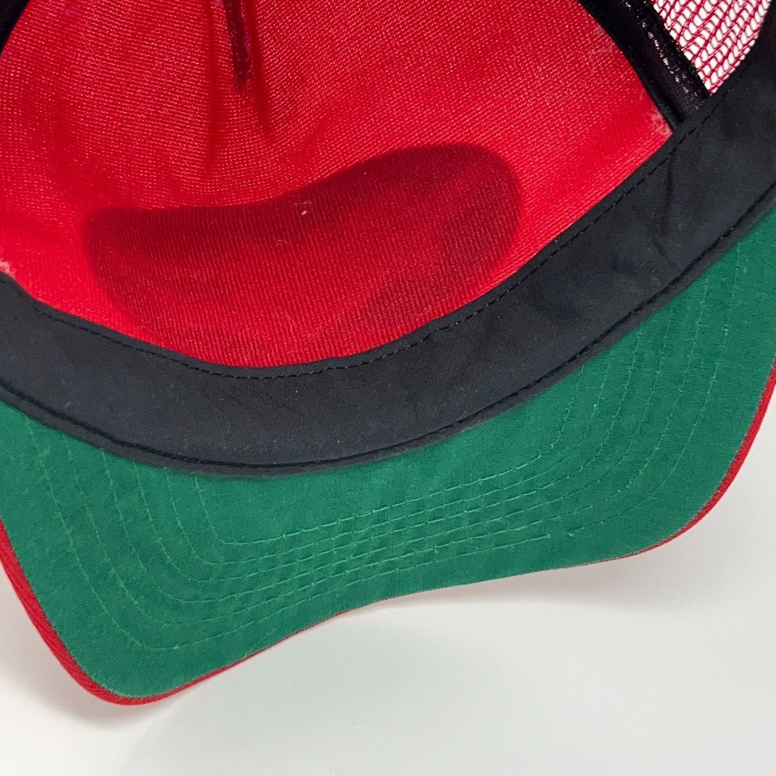 New Era Vintage 80s Arvada Excavating Trucker Hat Baseball Cap Red Size ONE SIZE - 5 Thumbnail
