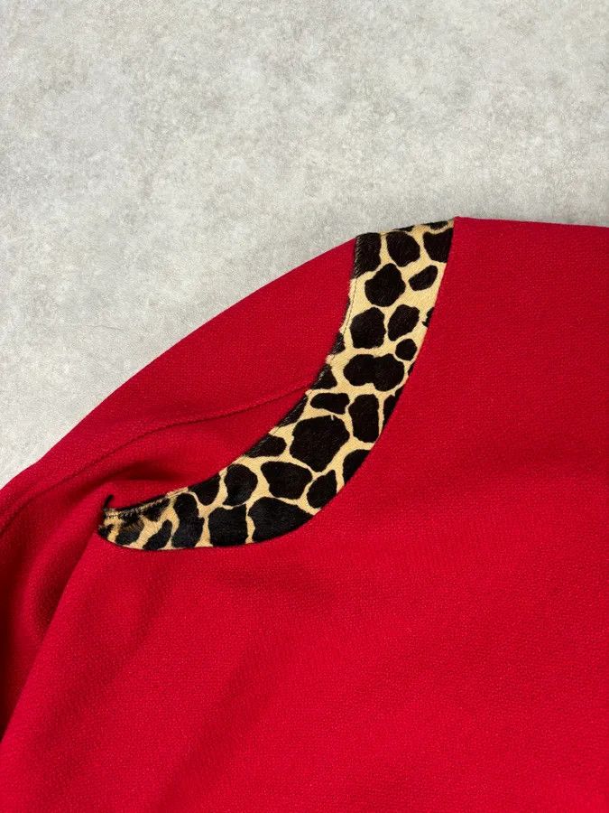Saint Laurent Paris SS2014 Saint Laurent Cheetah Red Pony Hair Teddy Jacket Size US M / EU 48-50 / 2 - 10 Thumbnail