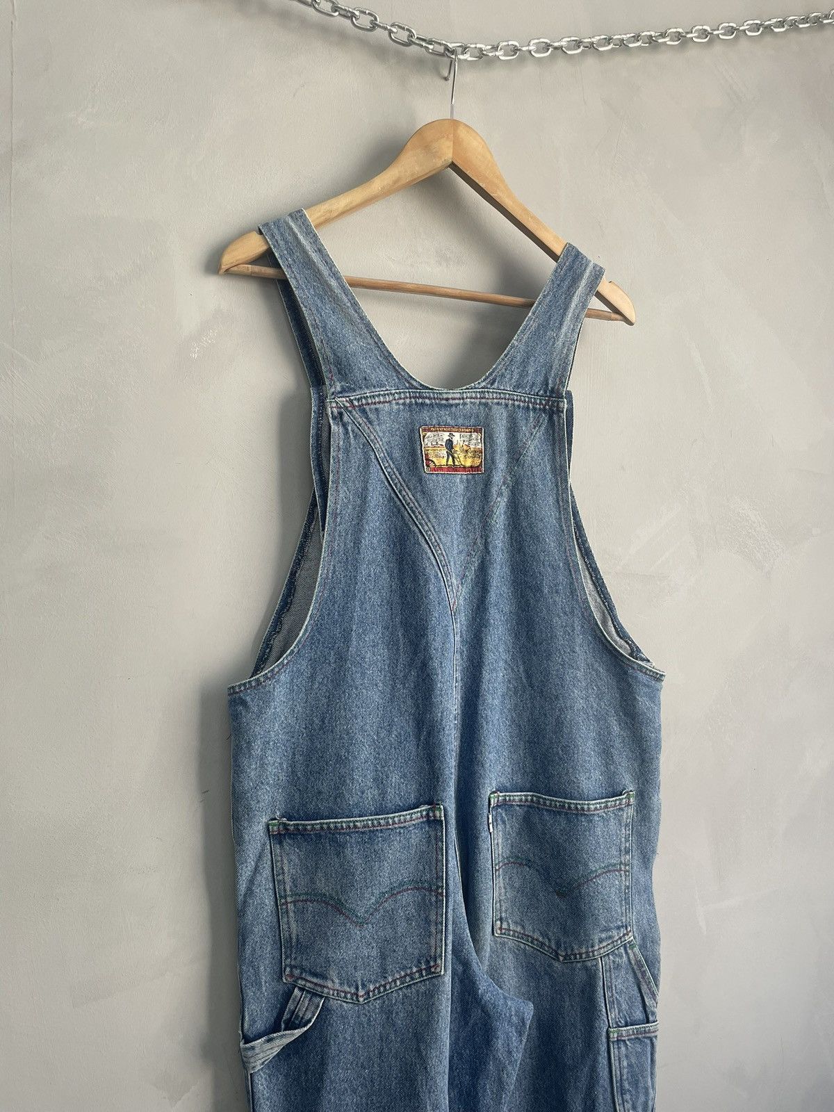 Levi's Rare denim 90s Levis retro overalls denim jeans y2k Size US 34 / EU 50 - 8 Thumbnail