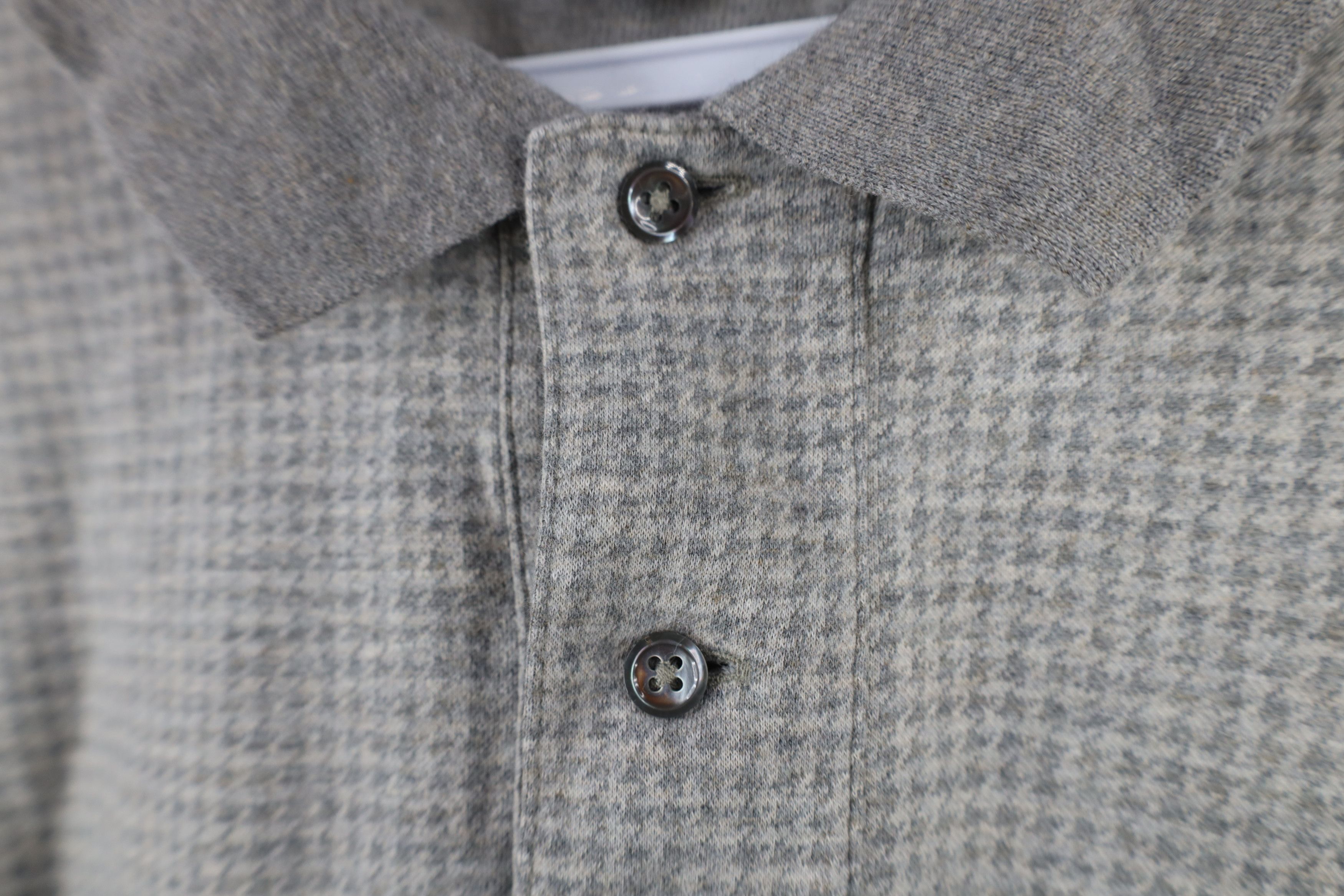 Ralph Lauren × Vintage Vintage 90s Ralph Lauren Houndstooth Collared Polo Shirt Size US L / EU 52-54 / 3 - 9 Thumbnail