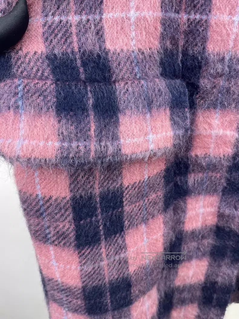 Louis Vuitton Louis Vuitton Wool Mohair Blend Plaid Coat Size M / US 6-8 / IT 42-44 - 5 Thumbnail