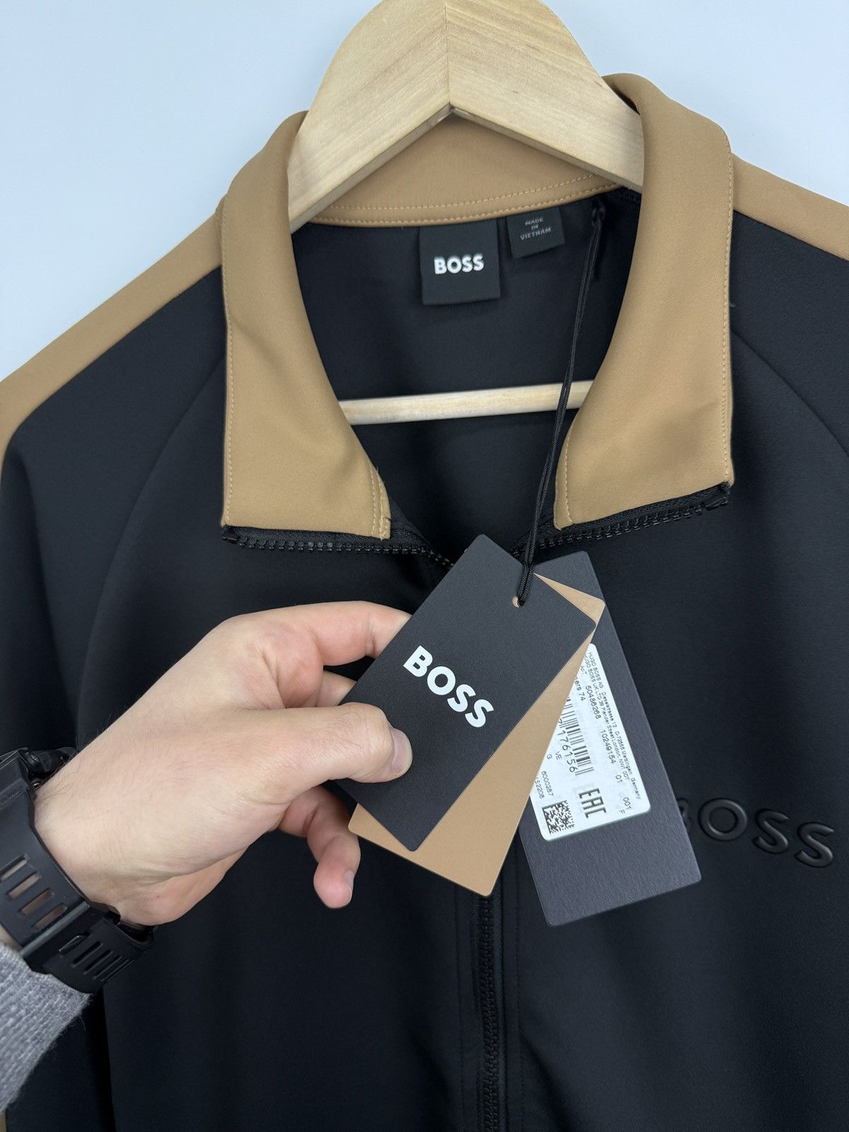 Hugo Boss 🇩🇪 NEW❗️BOSS Hugo Boss Athleisure Track Zip Jacket NWT Classic Size US L / EU 52-54 / 3 - 10 Thumbnail