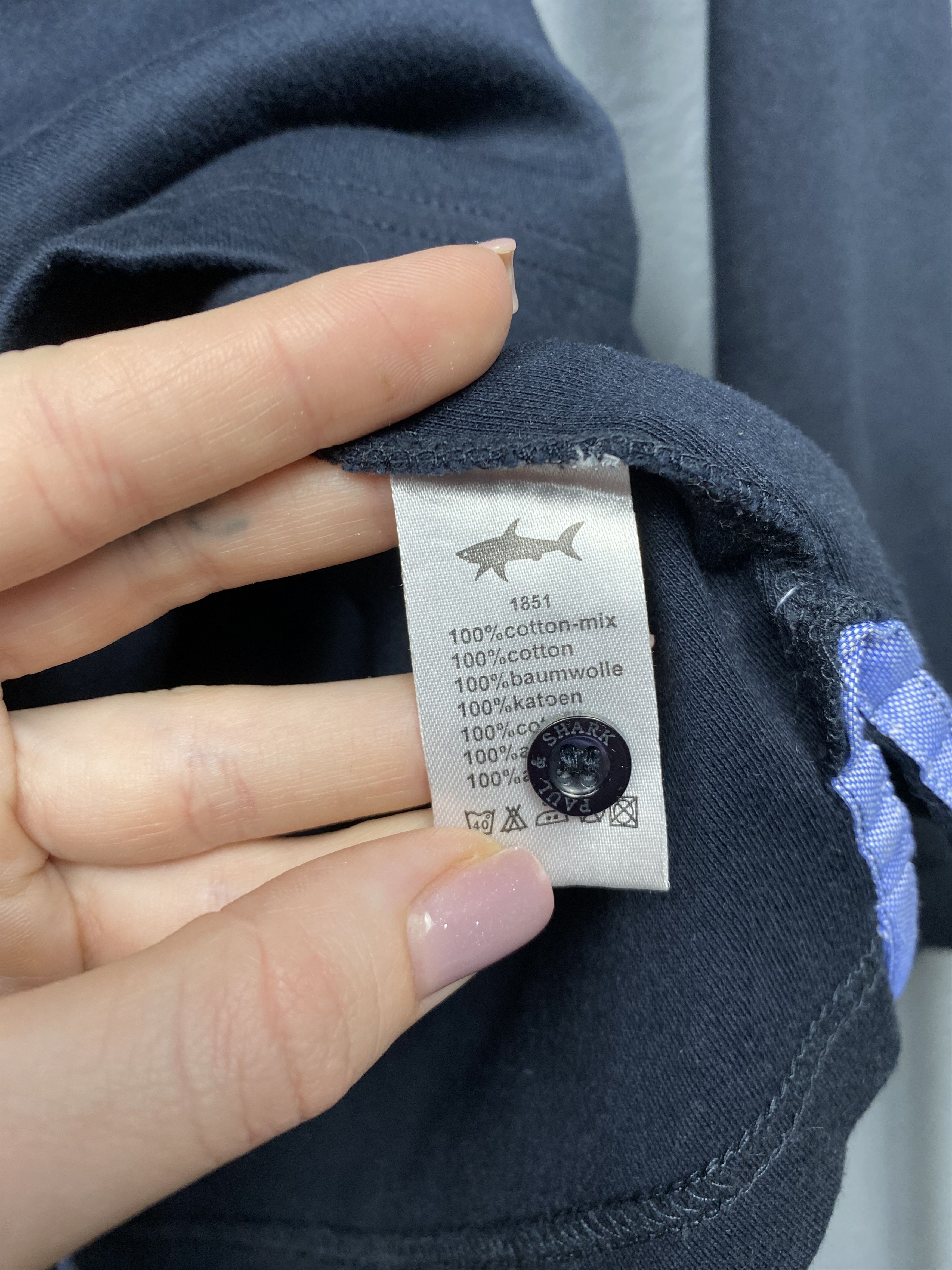 Paul & Shark × Vintage Paul & Shark Vinage Mens Long Sleeve Polo Shirt Size US L / EU 52-54 / 3 - 8 Thumbnail