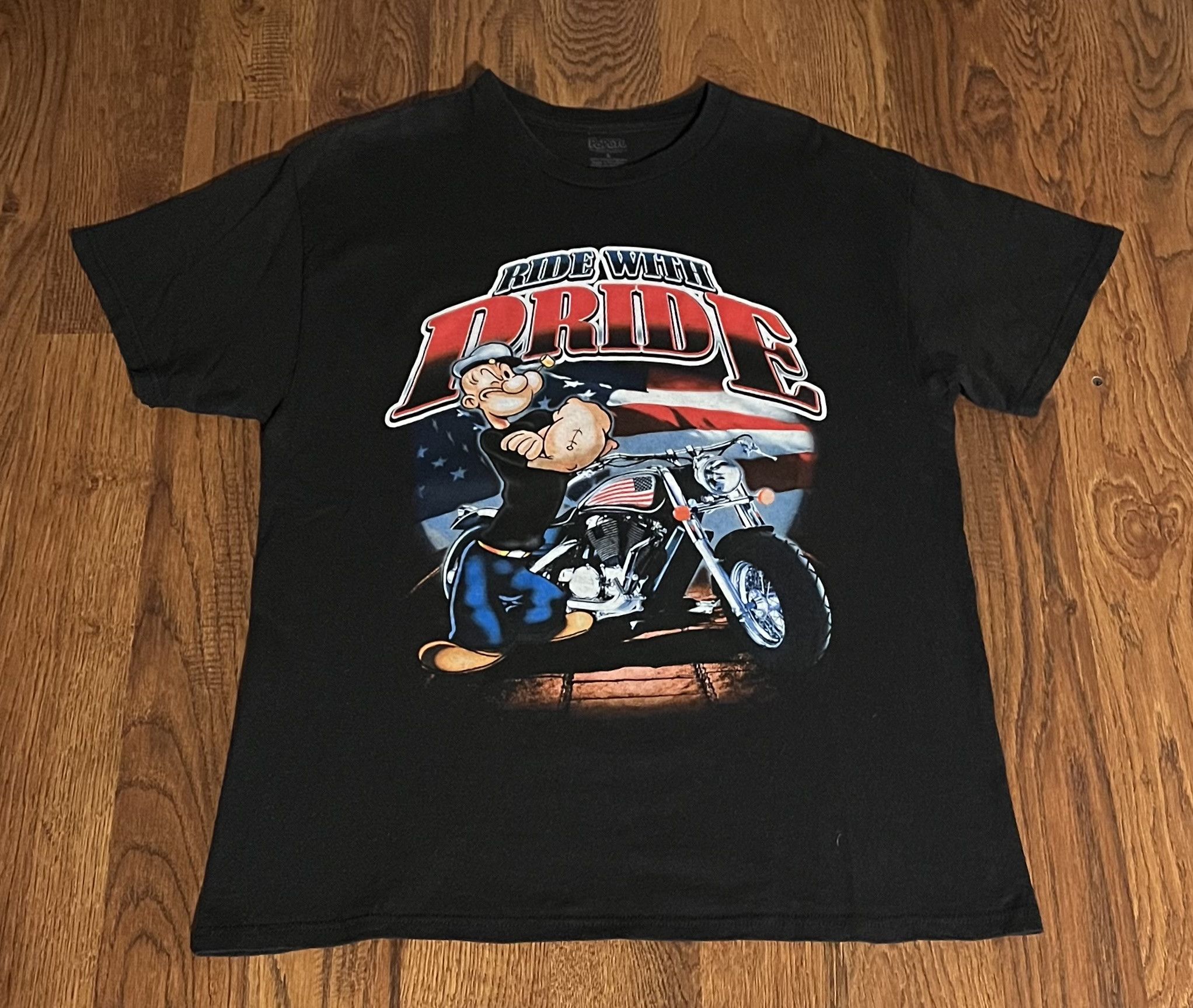Other Popeye motorcycle tee shirt Size US L / EU 52-54 / 3 - 1 Thumbnail