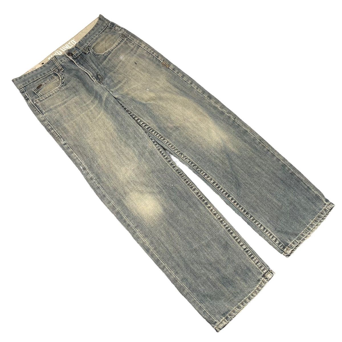 Ecko Unltd. × JNCO Ecko Unlimited Baggy Vintage Y2K Hip Hop Denim Pants Size US 32 / EU 48 - 4 Thumbnail