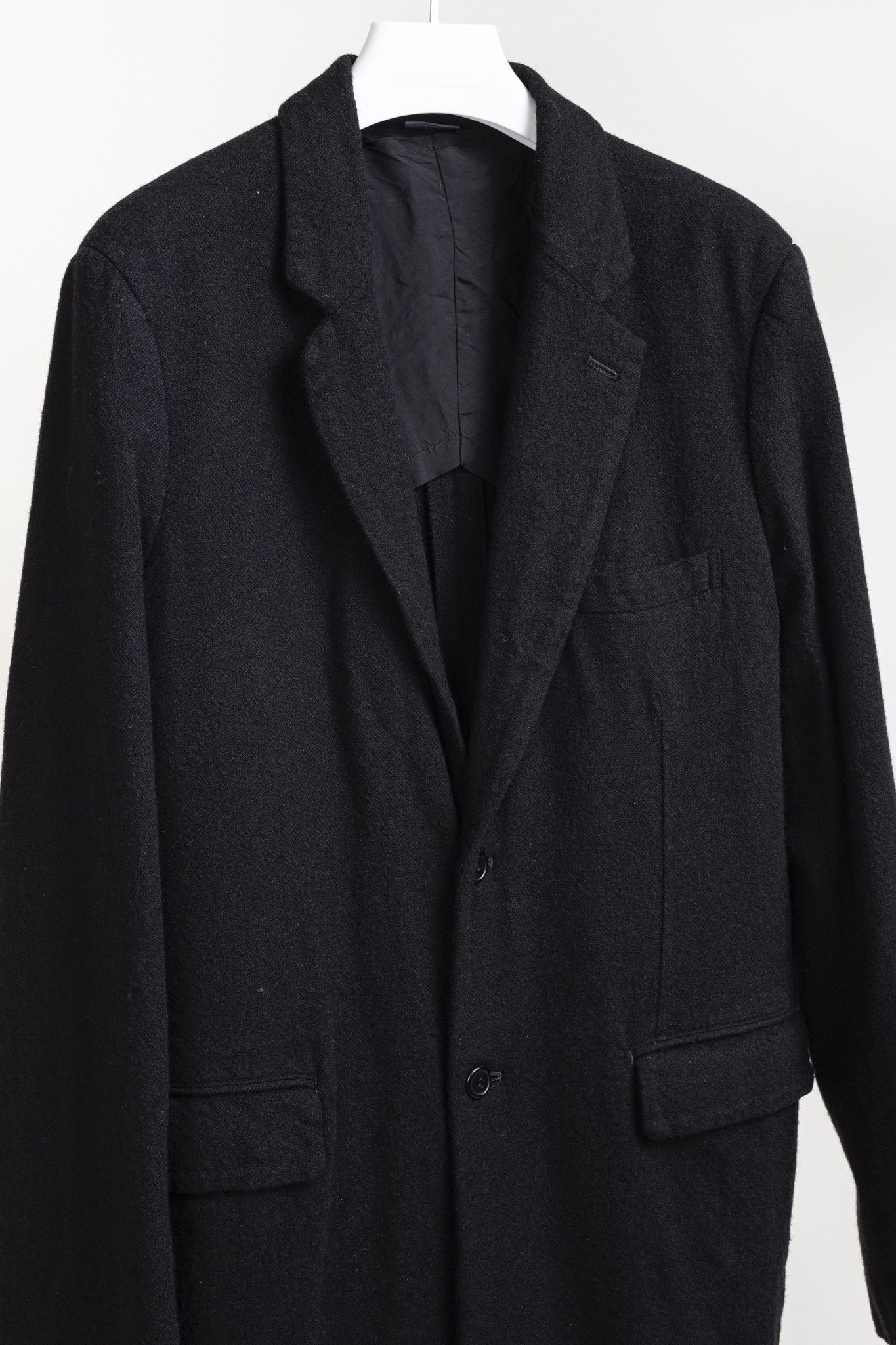 Comme des Garcons Homme Plus Comme Des Garçons Homme Plus 2017 Skull Appliqué Wool Coat Size US XL / EU 56 / 4 - 3 Thumbnail