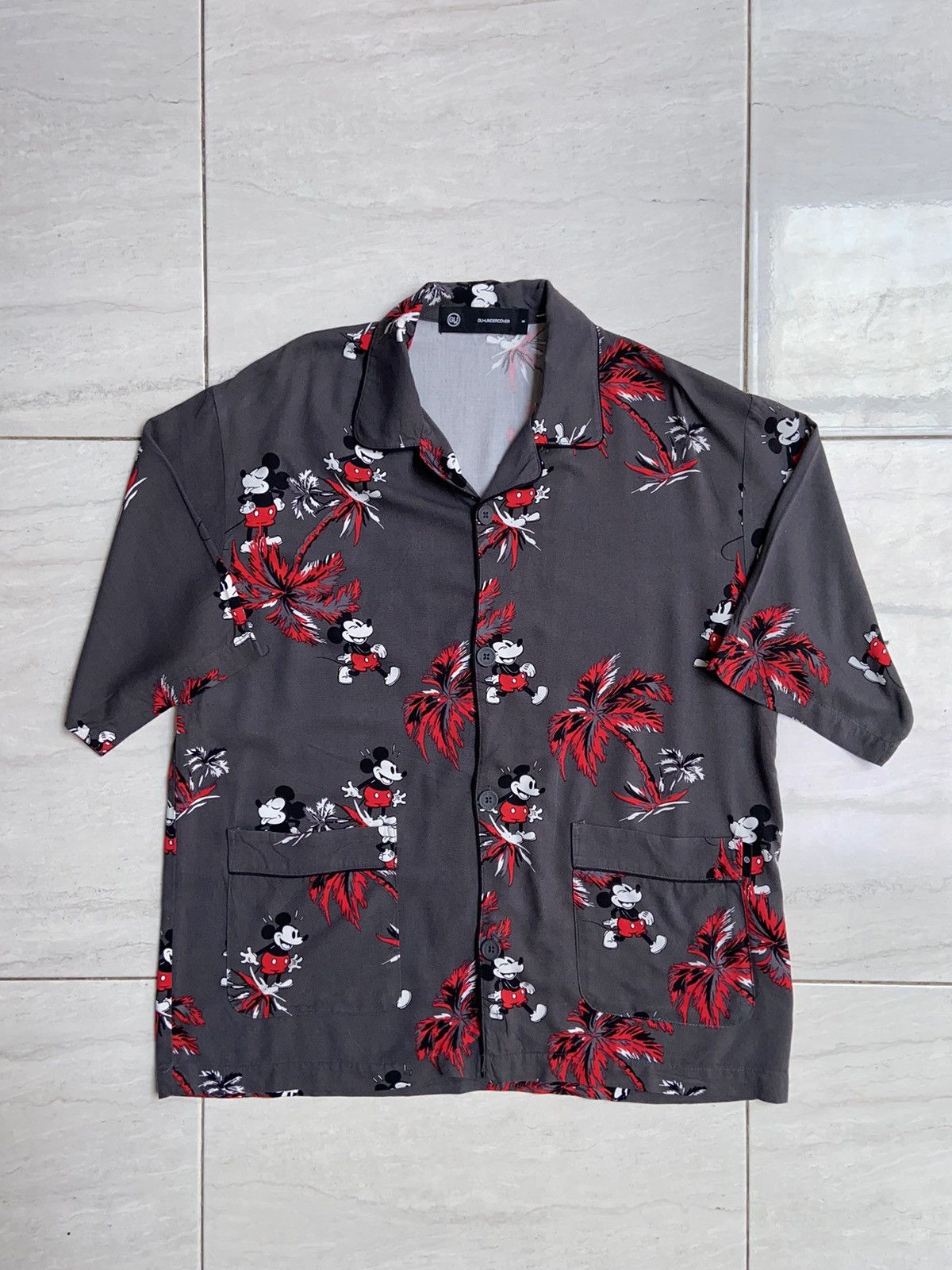 GU × Undercover GU x UNDERCOVER Mickey Mouse Printed Shirt Size US M / EU 48-50 / 2 - 2 Thumbnail