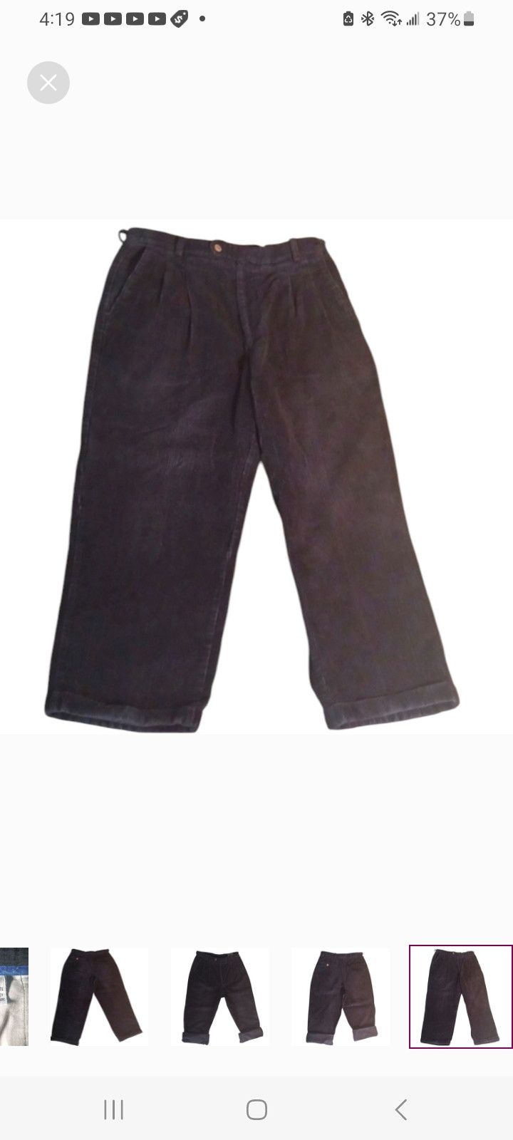 Alexander Julian Vintage 'COLOURS' by Alexander Julian Corduroy Pants Size US 30 / EU 46 - 1 Thumbnail