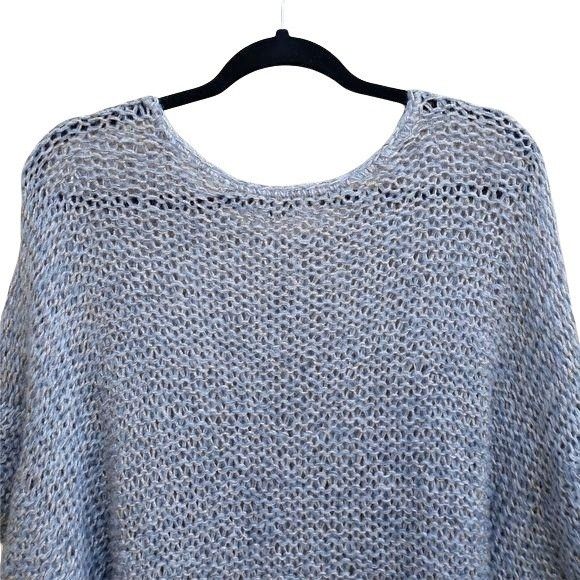 Theory Theory Davini Zebra Sweater Sz S Gray Gold Alpaca Wool Marle Size S / US 4 / IT 40 - 10 Thumbnail