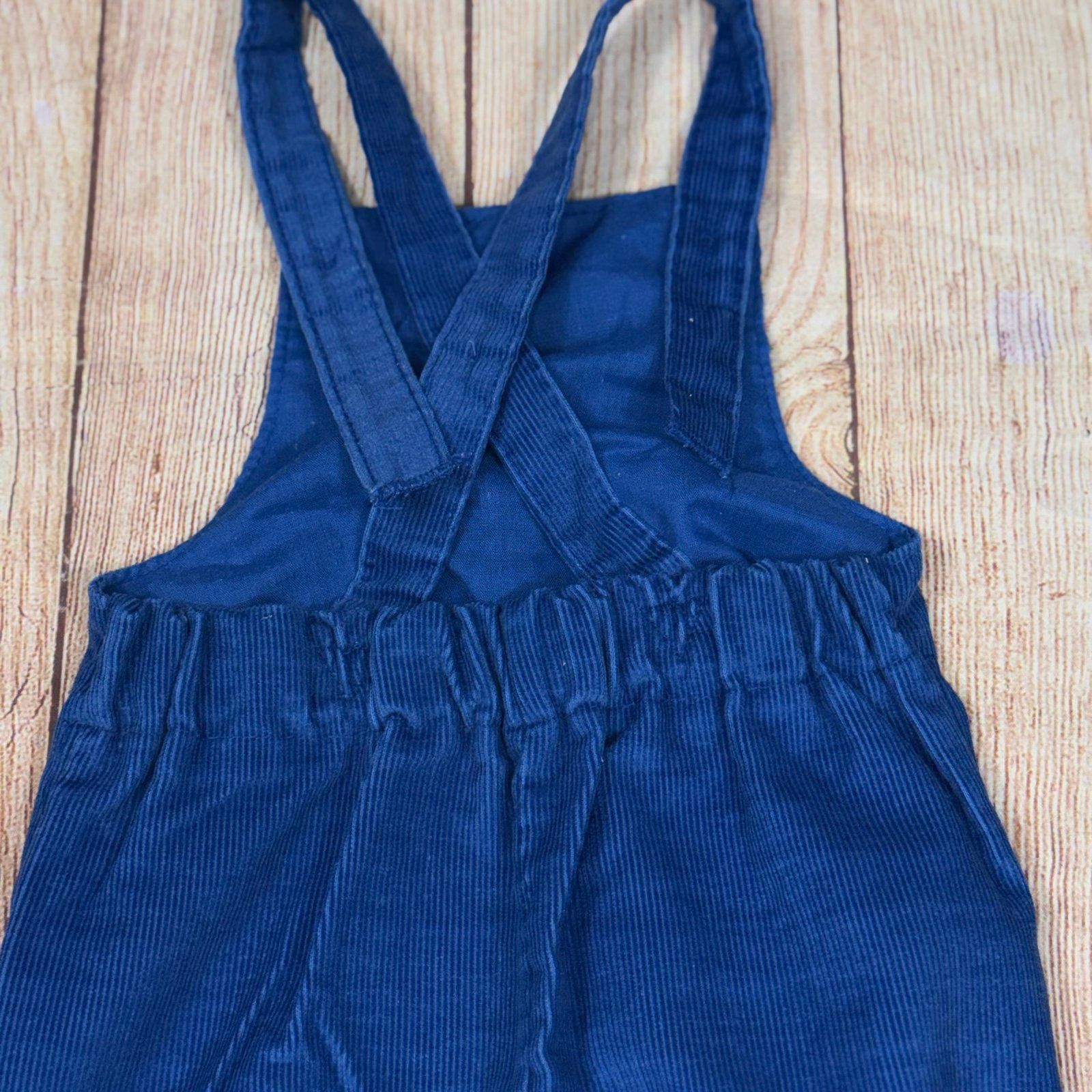 Other Vintage Health-tex 18 Month Blue Corduroy Overalls Size ONE SIZE - 6 Thumbnail