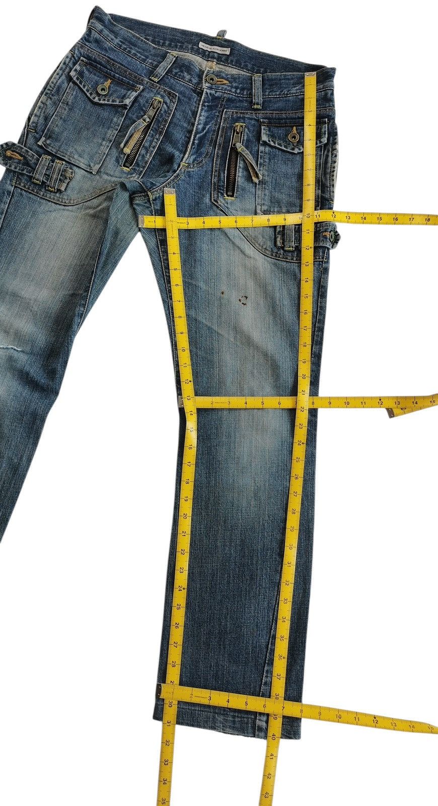 Michel Klein Avantgarde Michel Klein Homme Multipockets, Denim Jeans Size US 32 / EU 48 - 15 Thumbnail