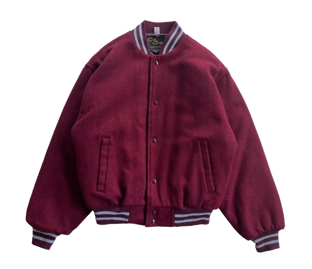 Vintage 80s Cal Craft USA Wool Varsity Jacket Size US M / EU 48-50 / 2 - 2 Thumbnail