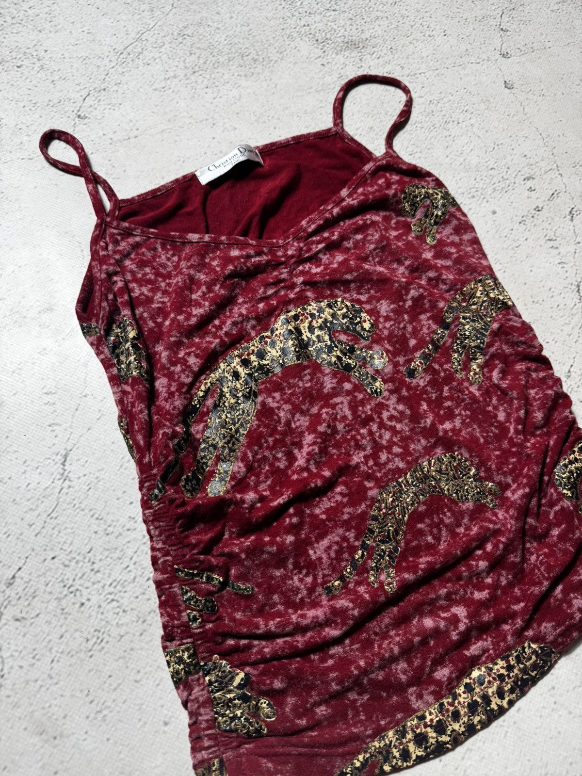 Christian Dior Monsieur avant garde dior t shirt with cheetah print luxury Size S / US 4 / IT 40 - 2 Thumbnail