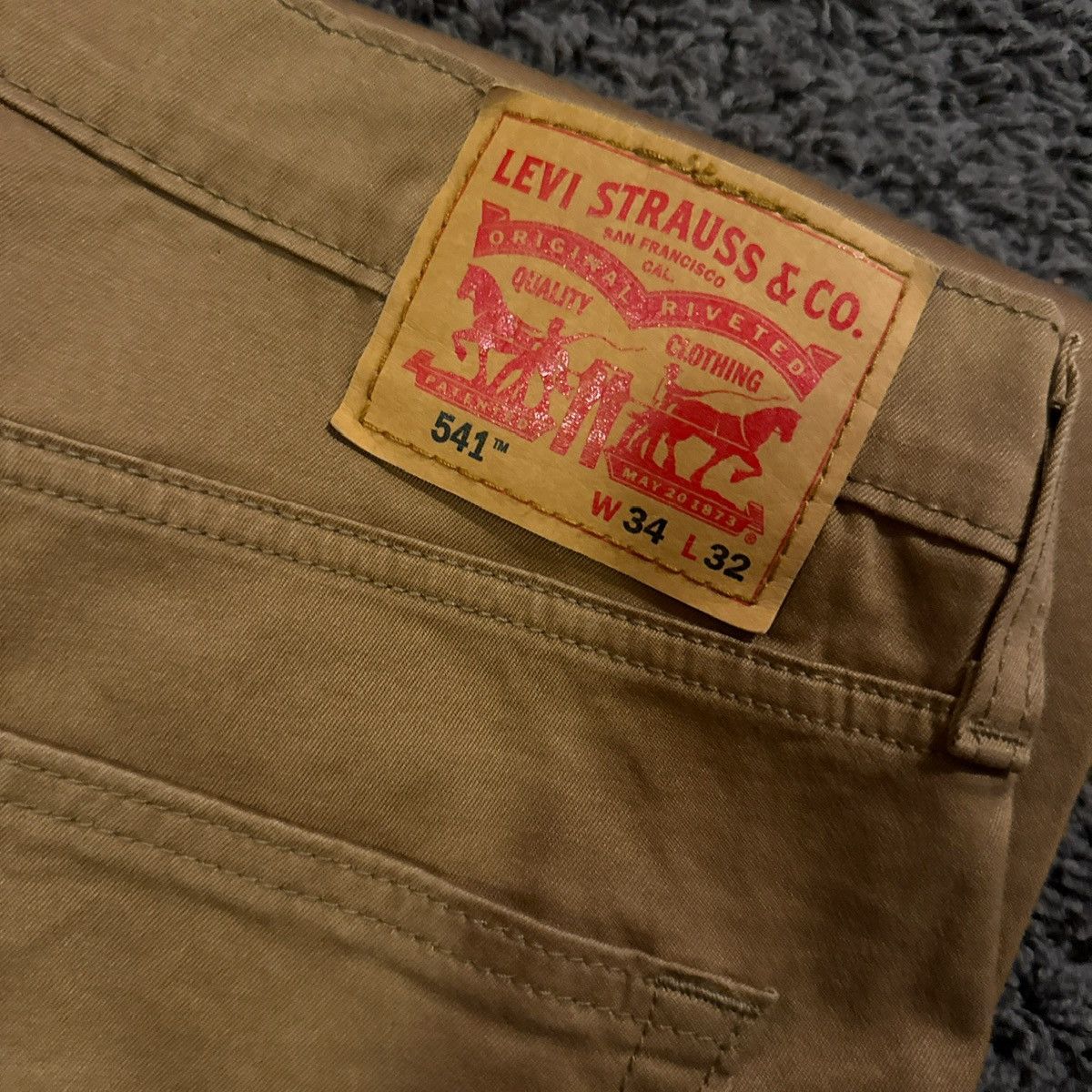 Levi's Beige Levi Jeans Size US 32 / EU 48 - 4 Thumbnail