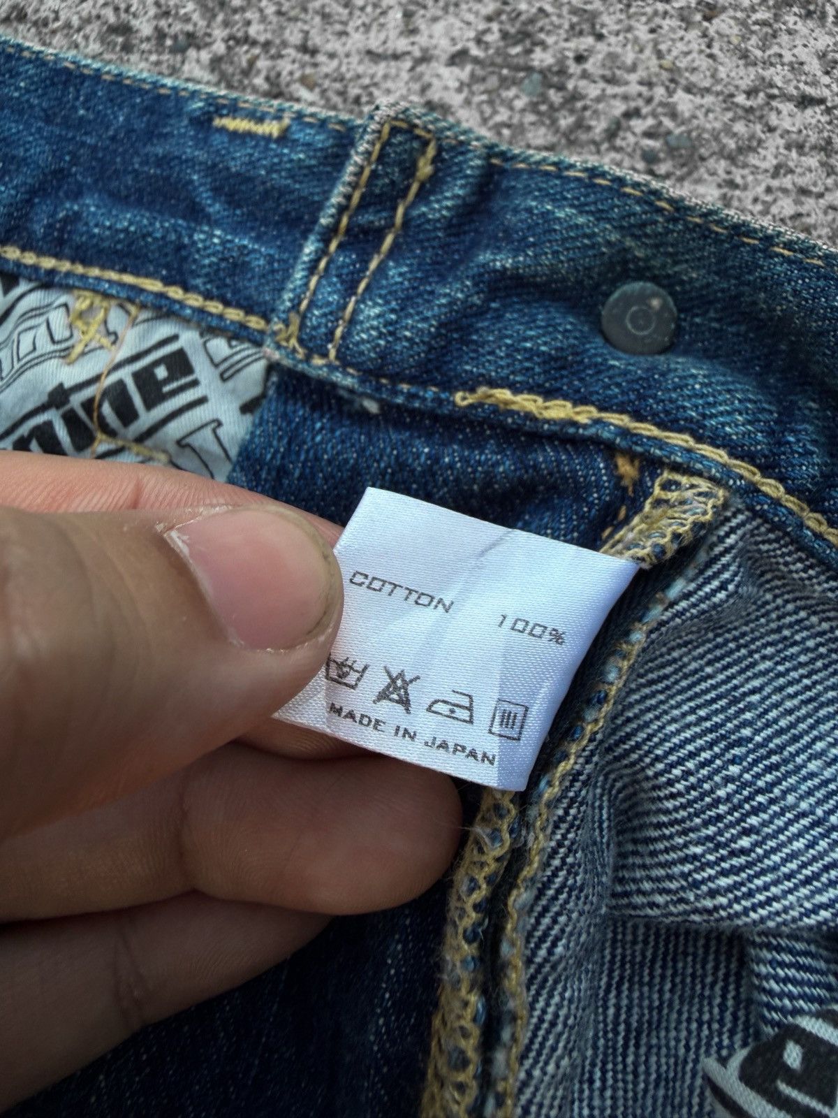 Number (N)ine Number (N)ine AW04 Patch Grunge Denim Size US 32 / EU 48 - 20 Thumbnail