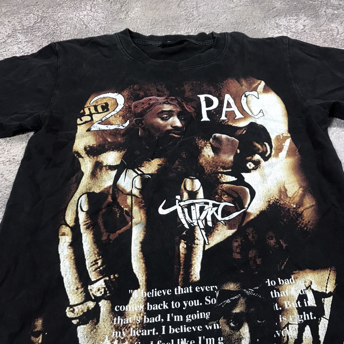 Band Tees Vintage Band Tee Tupac Amaru Shakur Rap Tee HIphop Music 90s Size US S / EU 44-46 / 1 - 2 Thumbnail