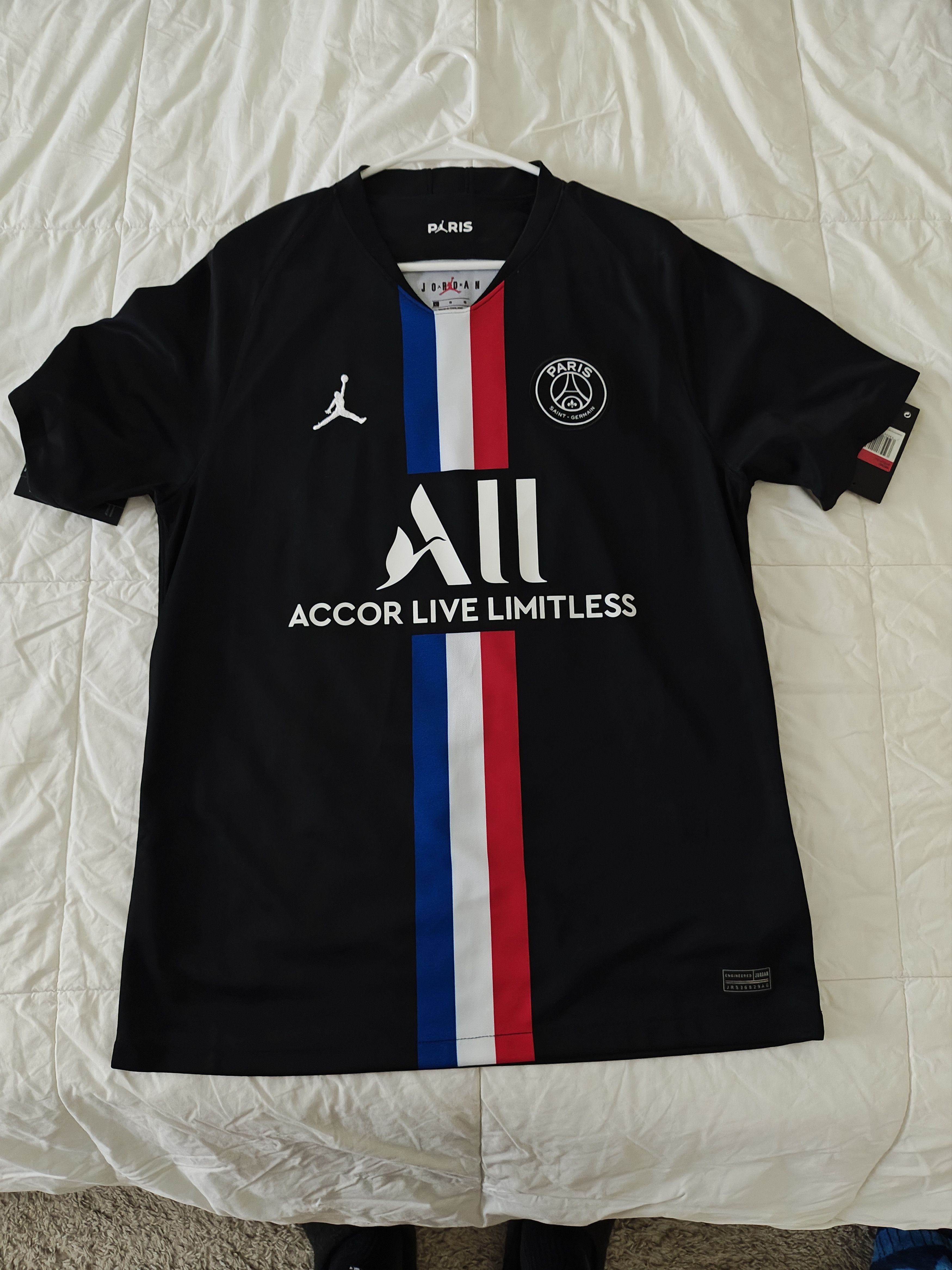 Jordan Brand × Nike Men's Paris Saint Germain Black Jersey Size L Football Size US L / EU 52-54 / 3 - 1 Thumbnail