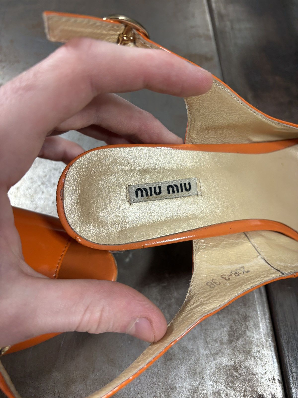 Miu Miu 2011 Miu Miu Heels Patent Leather Jewel Rhinestone Straps Size US 8 / IT 38 - 16 Thumbnail