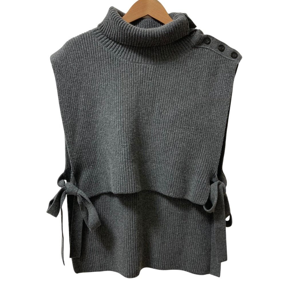 Other Other cygne charre Knit Sleeveless Turtleneck Textile Tops CY2422-03-083 DUTY FREE for USA Size ONE SIZE - 1 Thumbnail