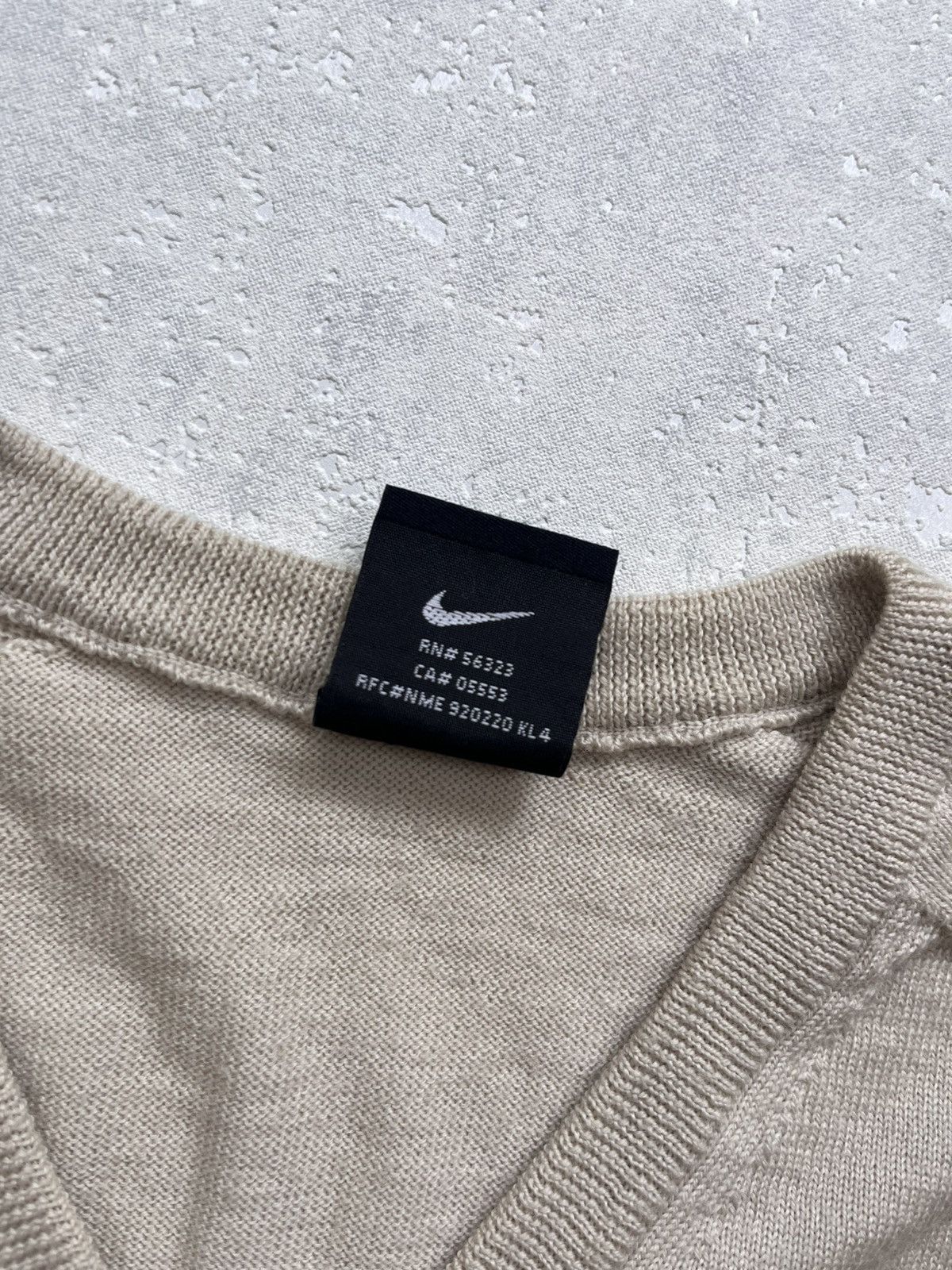 Nike 90’s NIKE GOLF RETRO SWOOSH LOGO WOOL SWEATER RARE Size US L / EU 52-54 / 3 - 4 Thumbnail