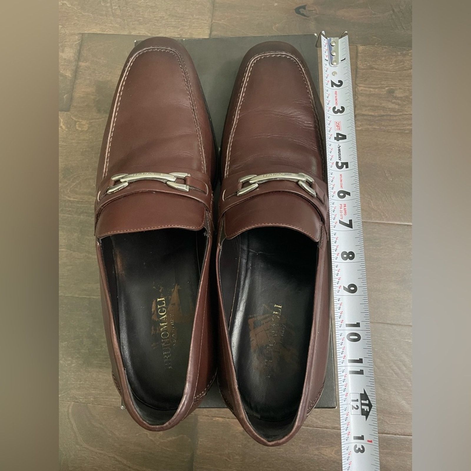 Bruno Magli Bruno Magli Renegade Leather Loafer Mens Size 13 in Brown Size US 13 / EU 46 - 9 Thumbnail