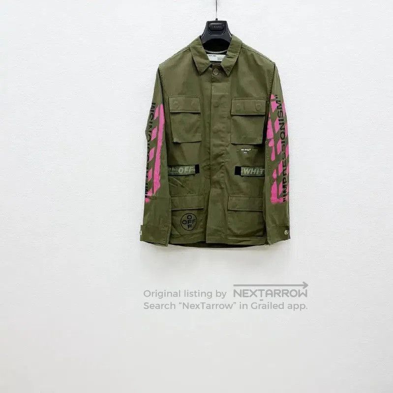 Off-White Off-White Military Green Long Sleeve Jacket . Size US XS / EU 42 / 0 - 1 Thumbnail