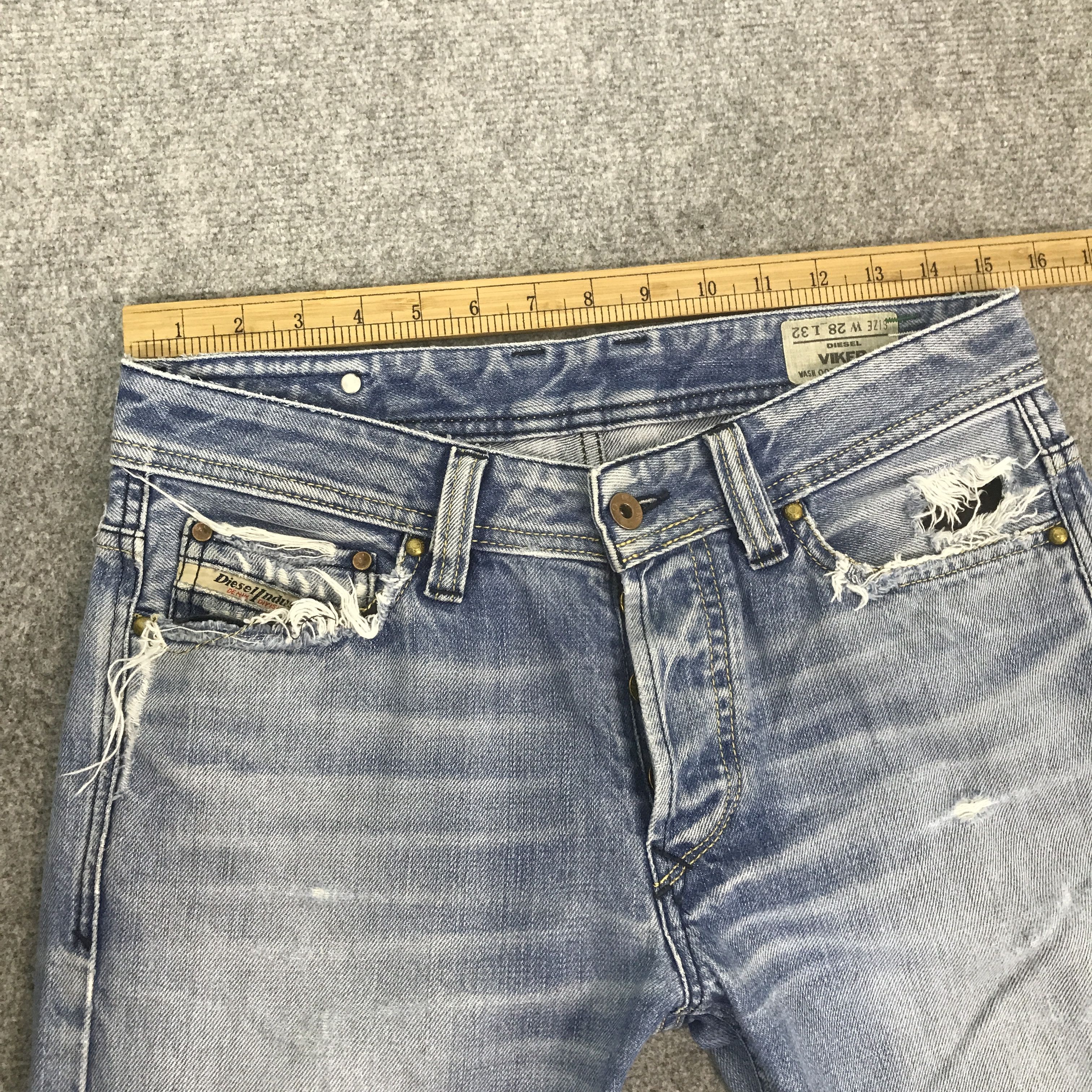 Diesel Diesel industries distressed denim pants K54B16 Size US 30 / EU 46 - 8 Thumbnail