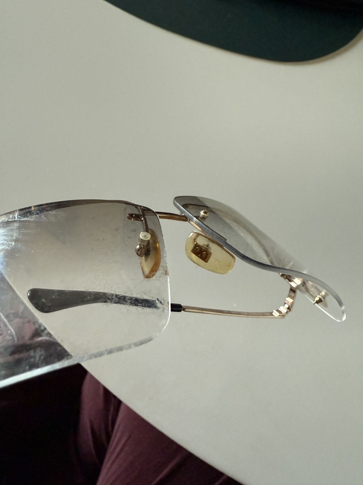 Dolce & Gabbana Dolce & Gabbana Rimless Sunglasses Size ONE SIZE - 6 Thumbnail