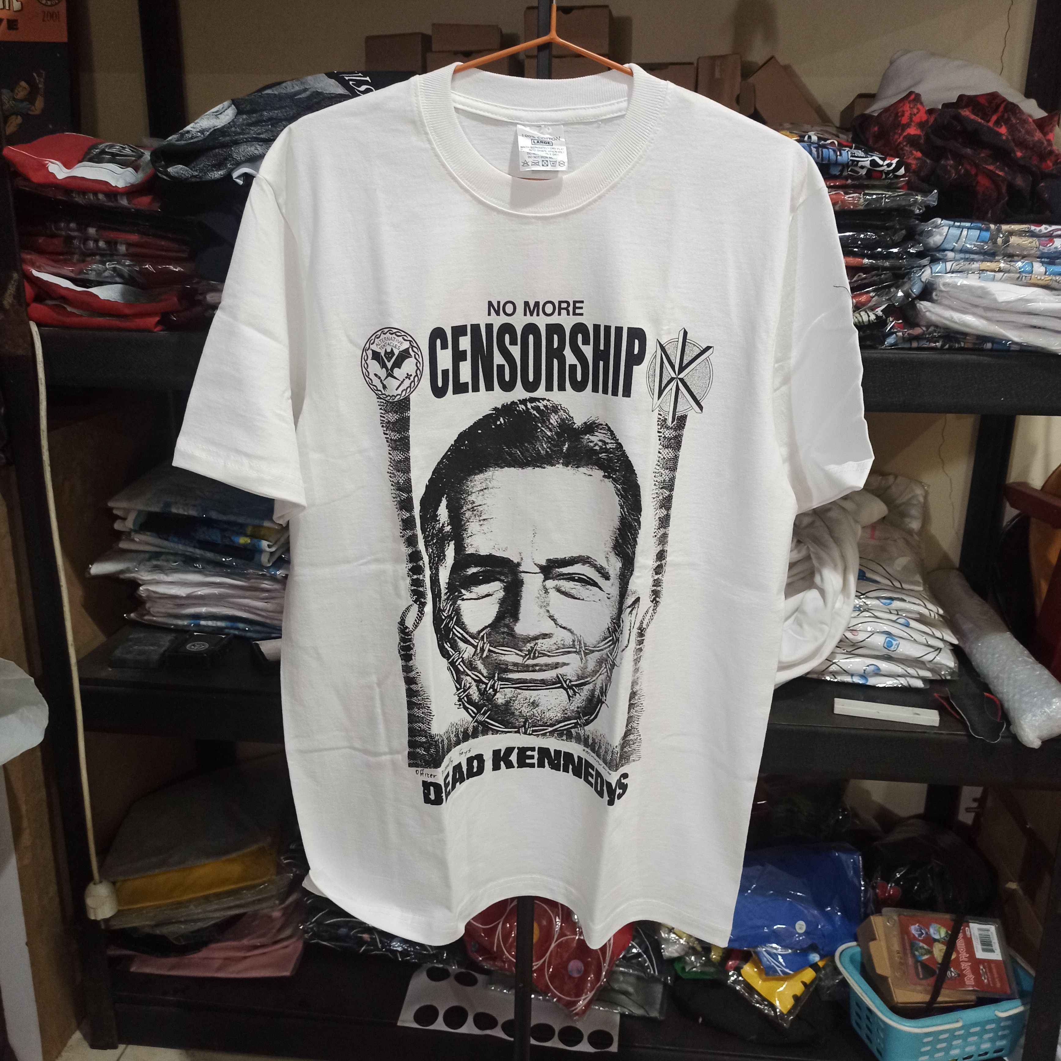 Band Tees × Vintage Vintage Dead Kennedys - No MOre Censorship Size US L / EU 52-54 / 3 - 1 Thumbnail