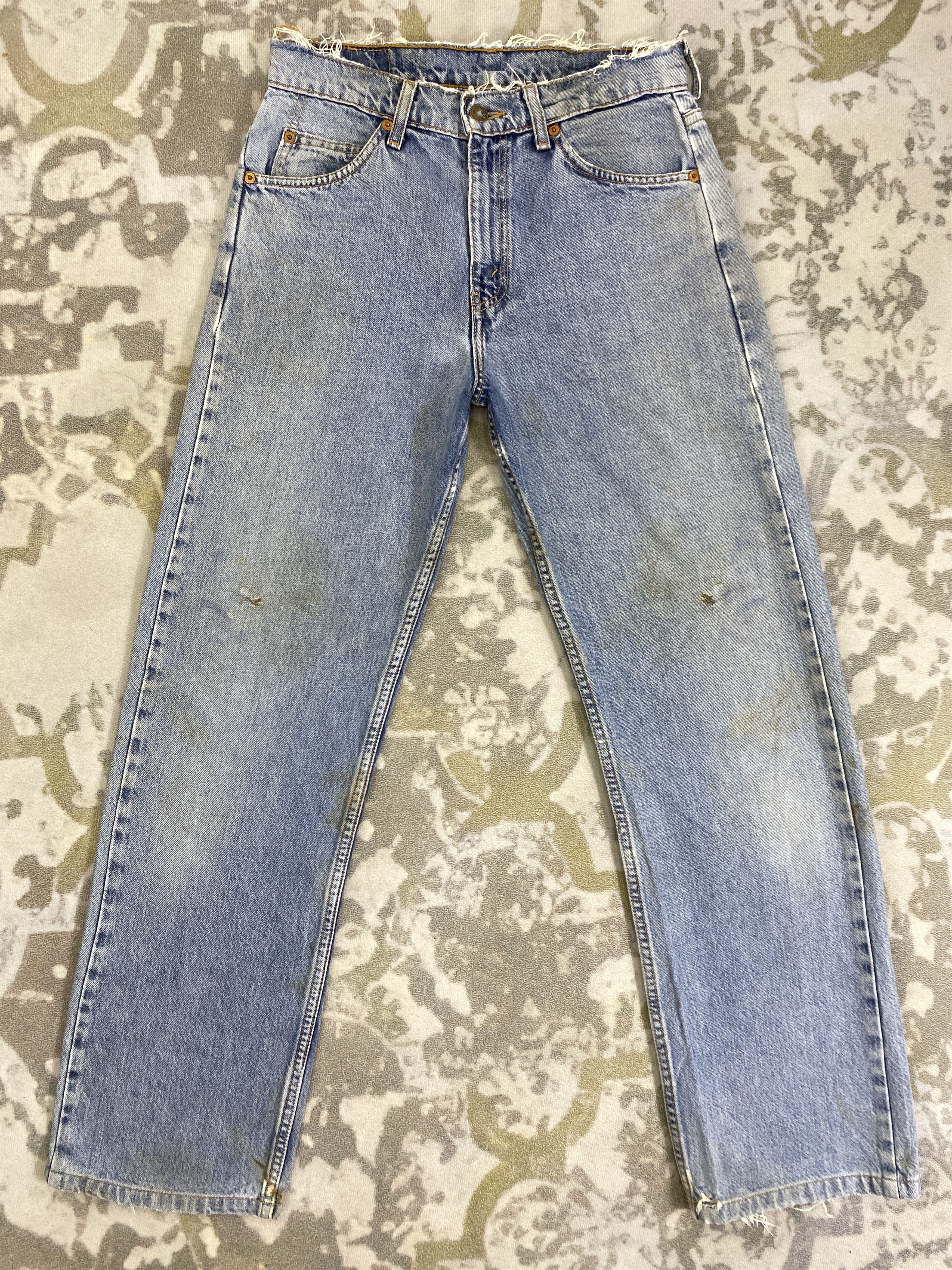 image of Distressed Denim x Levis Blue Wash Vintage Levi's 612 Orange Tab Jeans -Jn914, Men's (Size 29)