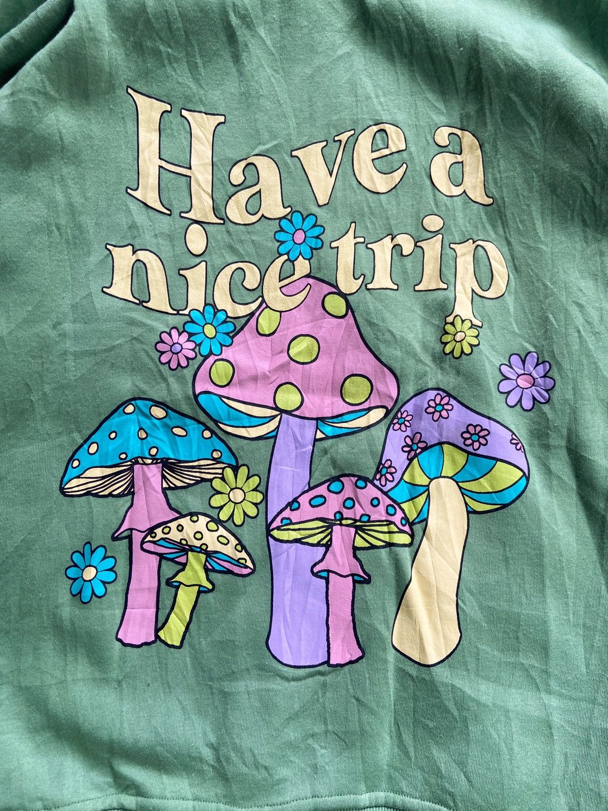 Beauty Beast HAVE A NICE TRIP FLOWERS ZIP HOODIE Size US M / EU 48-50 / 2 - 14 Thumbnail