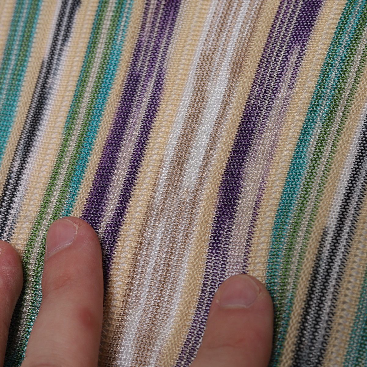 Missoni Missoni Multicolor Viscose Cotton Striped Long Cardigan Dres Size XL / US 12-14 / IT 48-50 - 16 Thumbnail